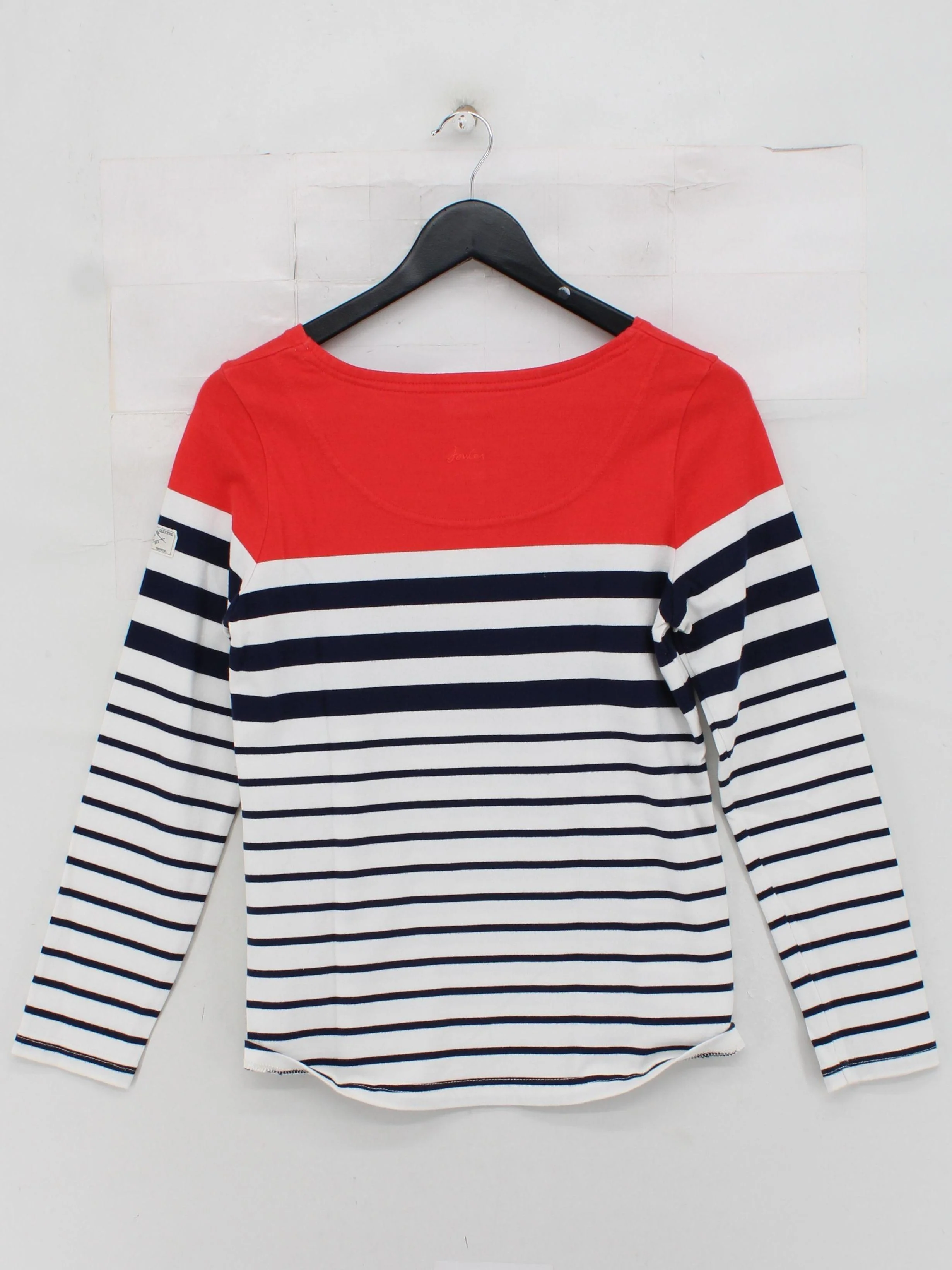 Joules Women's T-Shirt S Multi Striped 100% Cotton Short Sleeve Round Neck Basic - Image 2