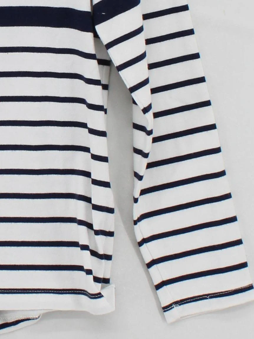 Joules Women's T-Shirt S Multi Striped 100% Cotton Short Sleeve Round Neck Basic - Image 4