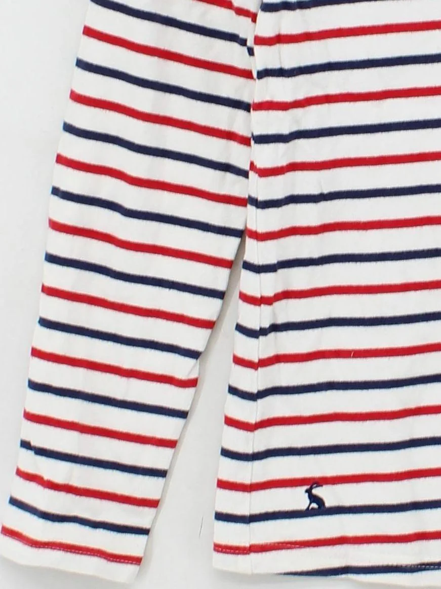 Joules Women's T-Shirt S Multi Striped 100% Cotton Short Sleeve Round Neck Basic - Image 4