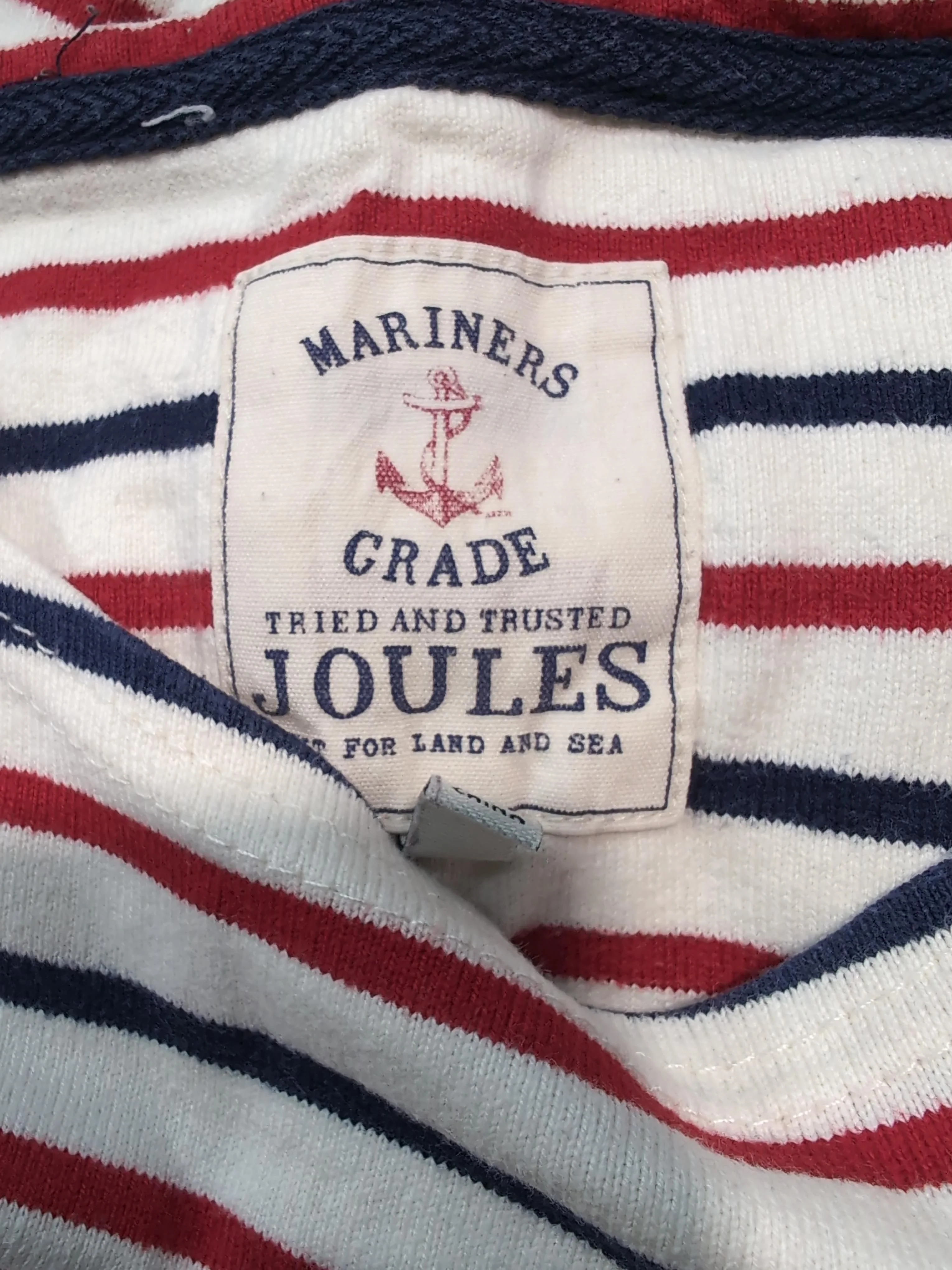 Joules Women's T-Shirt S Multi Striped 100% Cotton Short Sleeve Round Neck Basic - Image 5