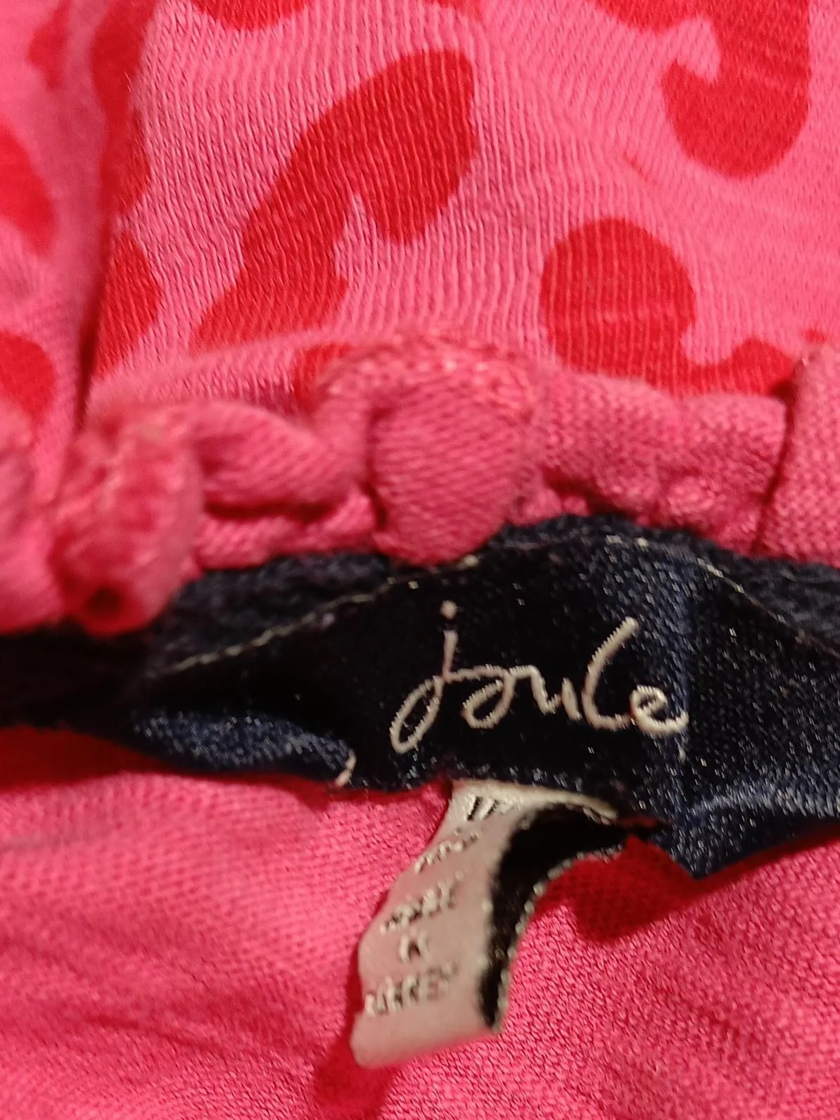 Joules Women's T-Shirt S Pink Graphic 100% Cotton Short Sleeve Round Neck Basic - Image 5