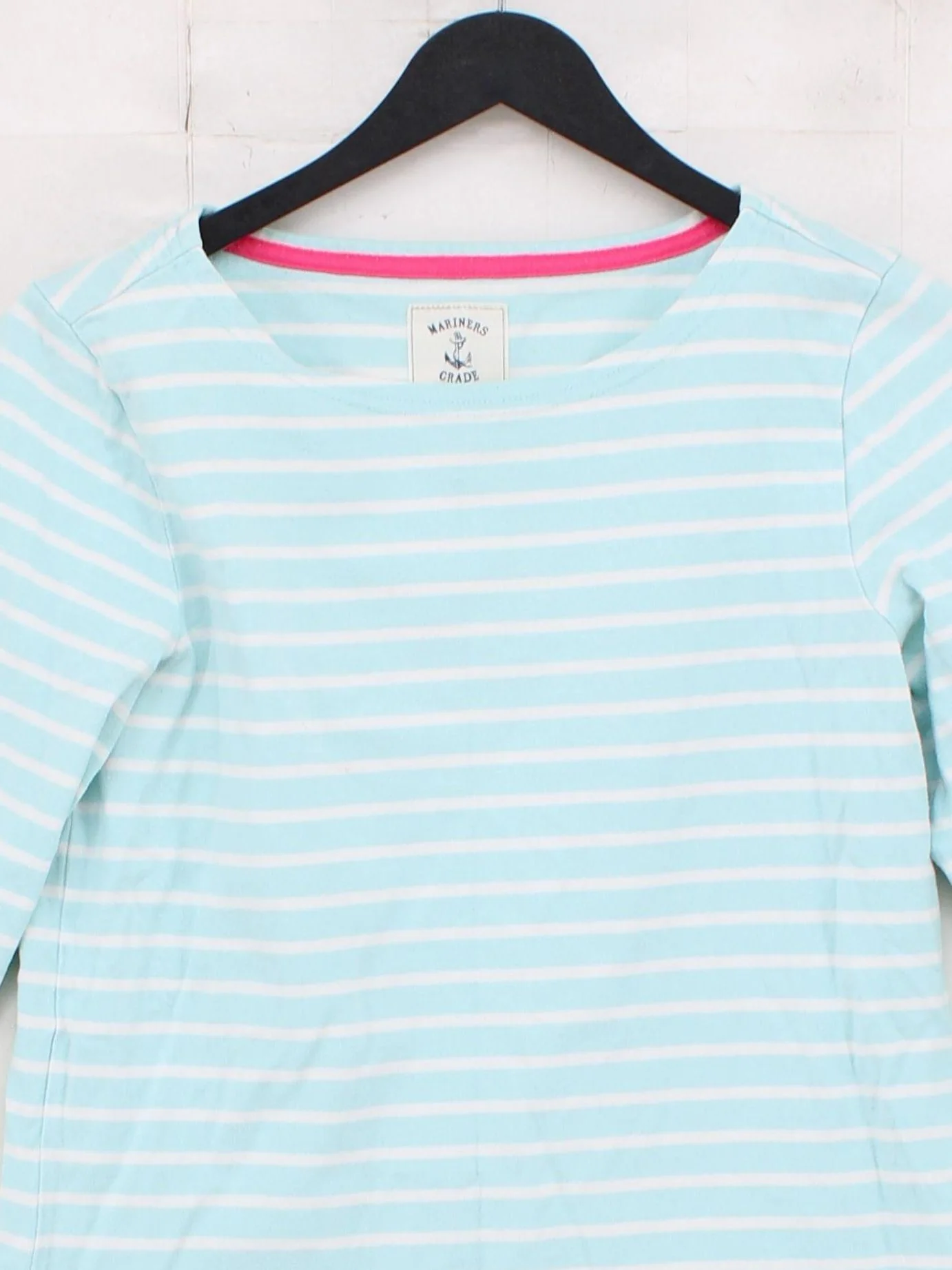 Joules Women's T-Shirt UK 12 Blue 100% Cotton Basic - Image 3