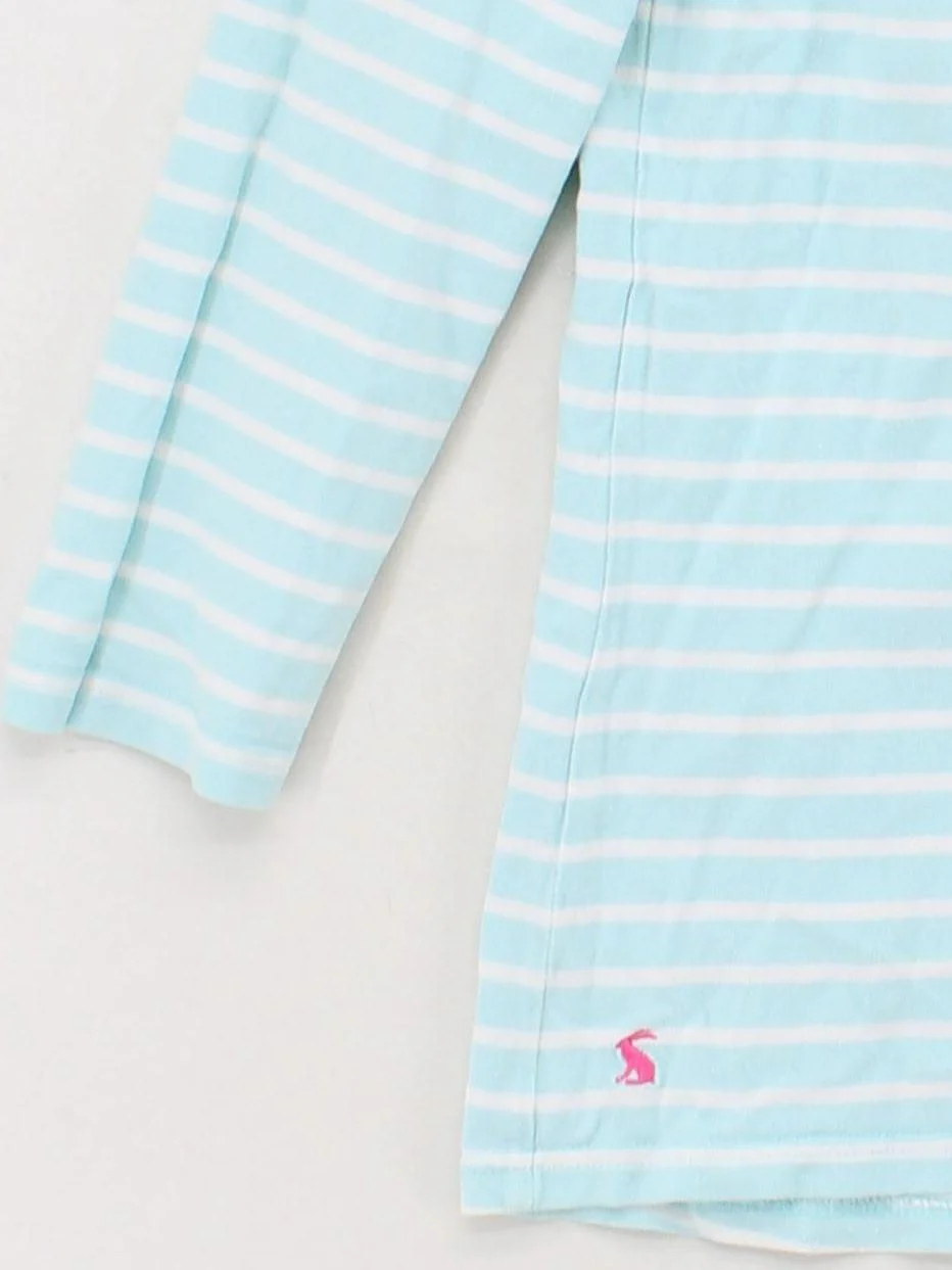 Joules Women's T-Shirt UK 12 Blue 100% Cotton Basic - Image 4