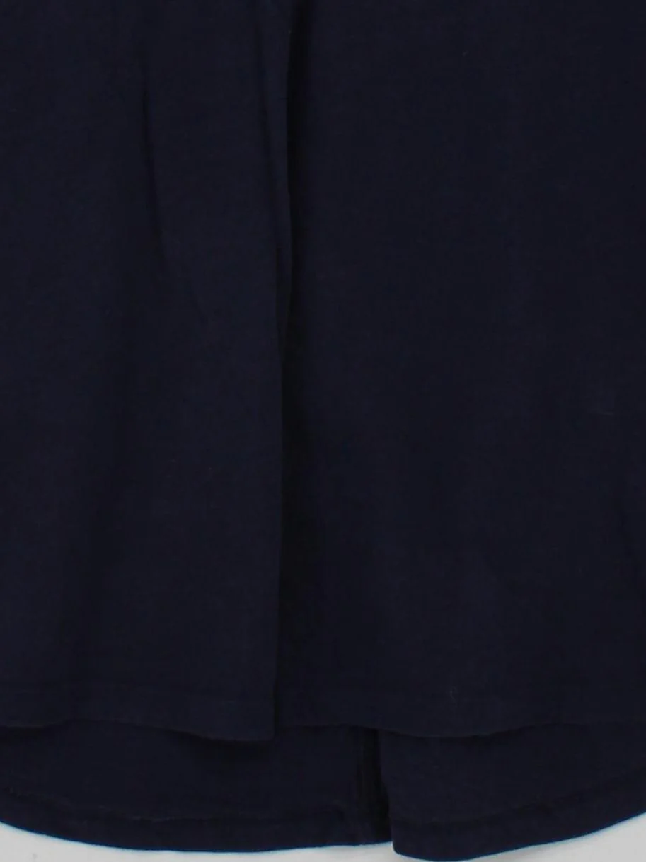 Joules Women's T-Shirt UK 14 Blue 100% Cotton Short Sleeve V-Neck Basic - Image 4