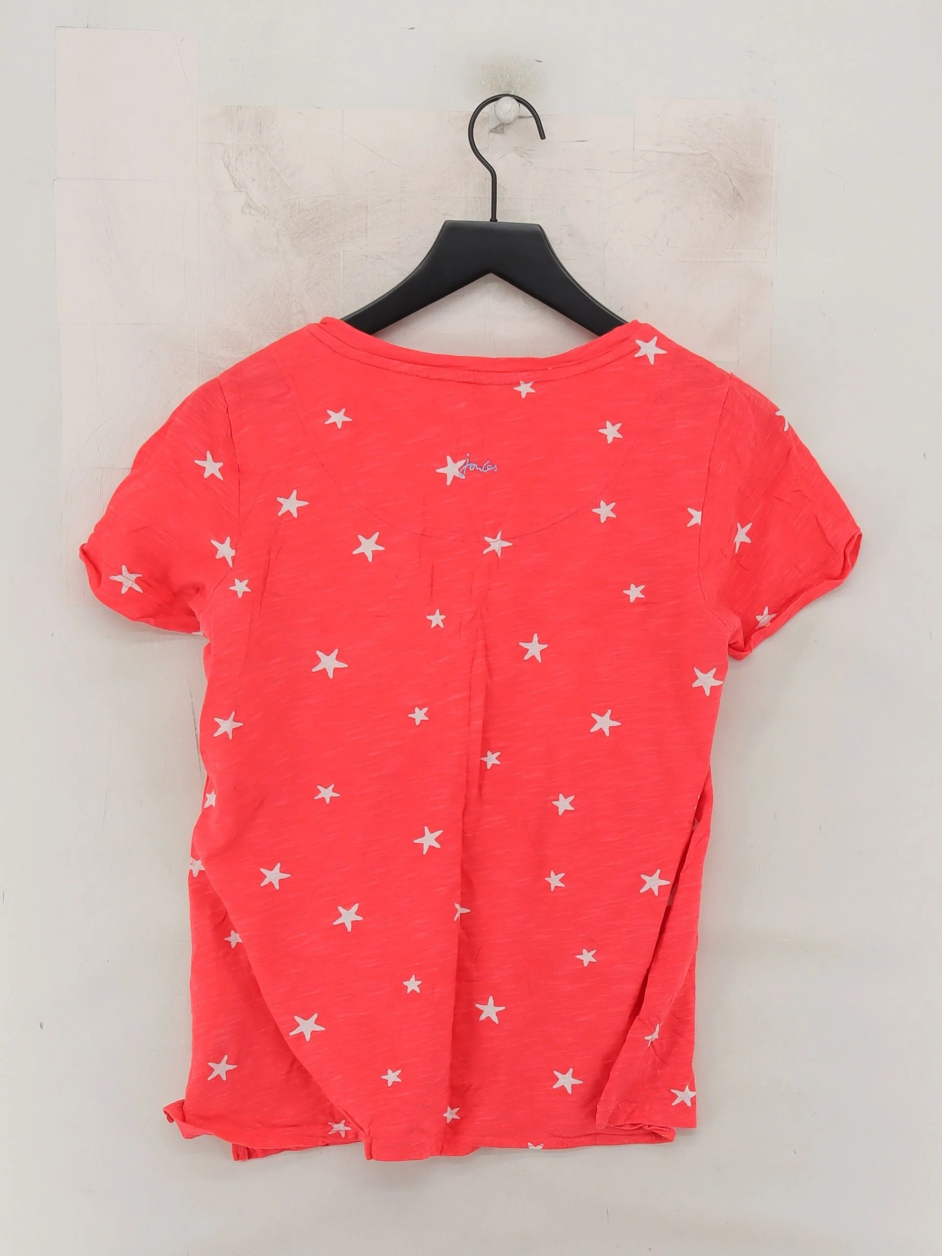 Joules Women's T-Shirt UK 14 Red 100% Cotton Basic - Image 2