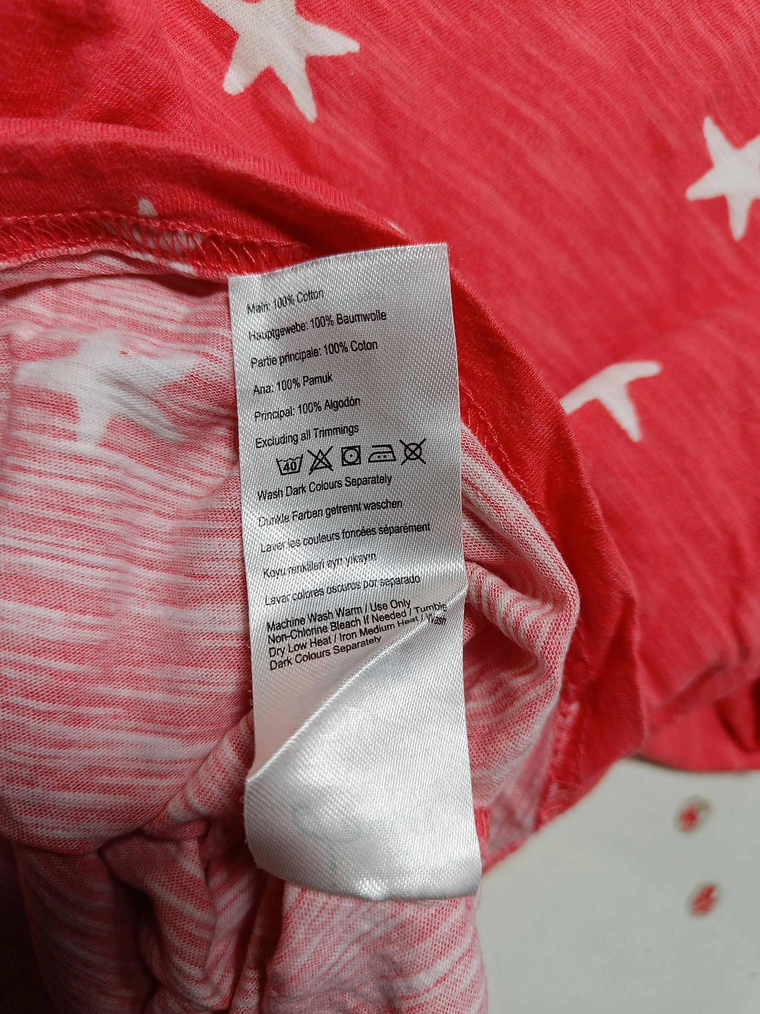Joules Women's T-Shirt UK 14 Red 100% Cotton Basic - Image 6