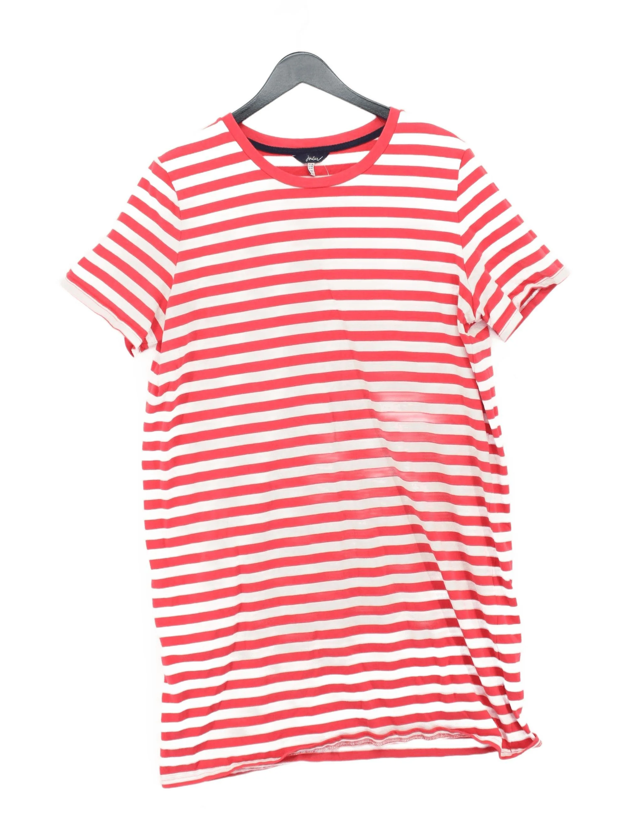 Joules Women's T-Shirt UK 18 Red 100% Cotton Basic