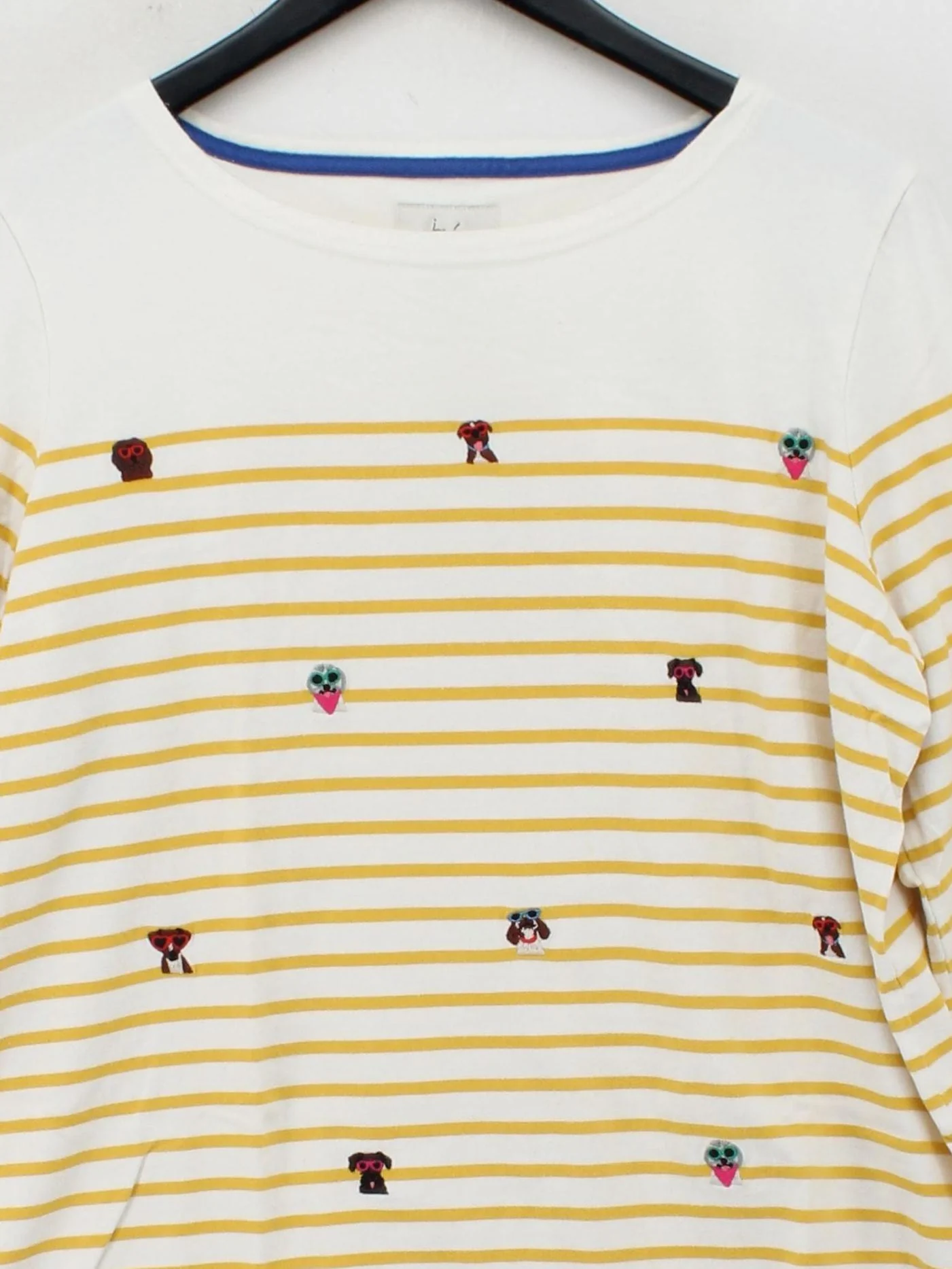 Joules Women's T-Shirt UK 20 Multi 100% Cotton Basic - Image 3