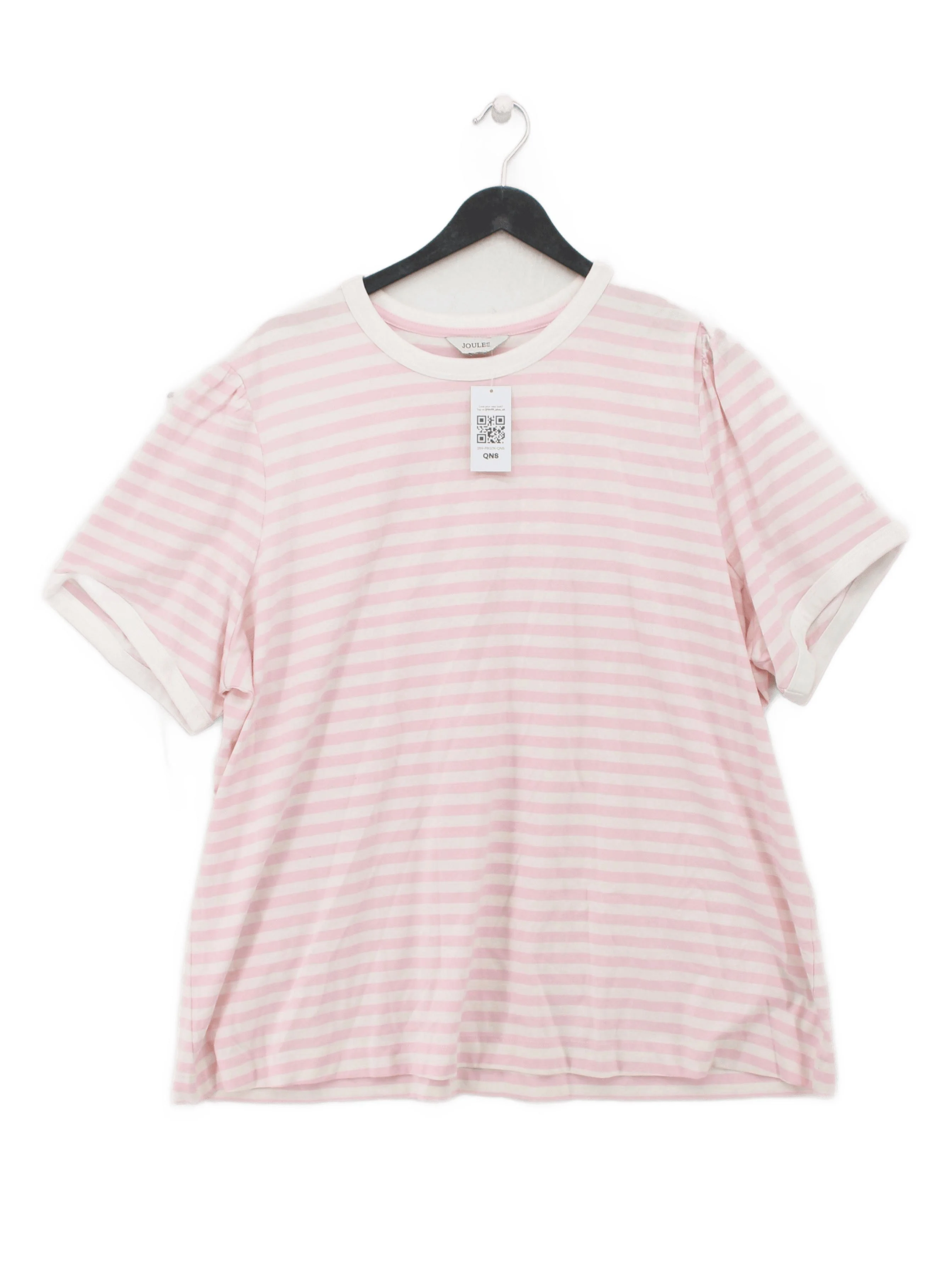 Joules Women's T-Shirt UK 26 Pink 100% Cotton Basic