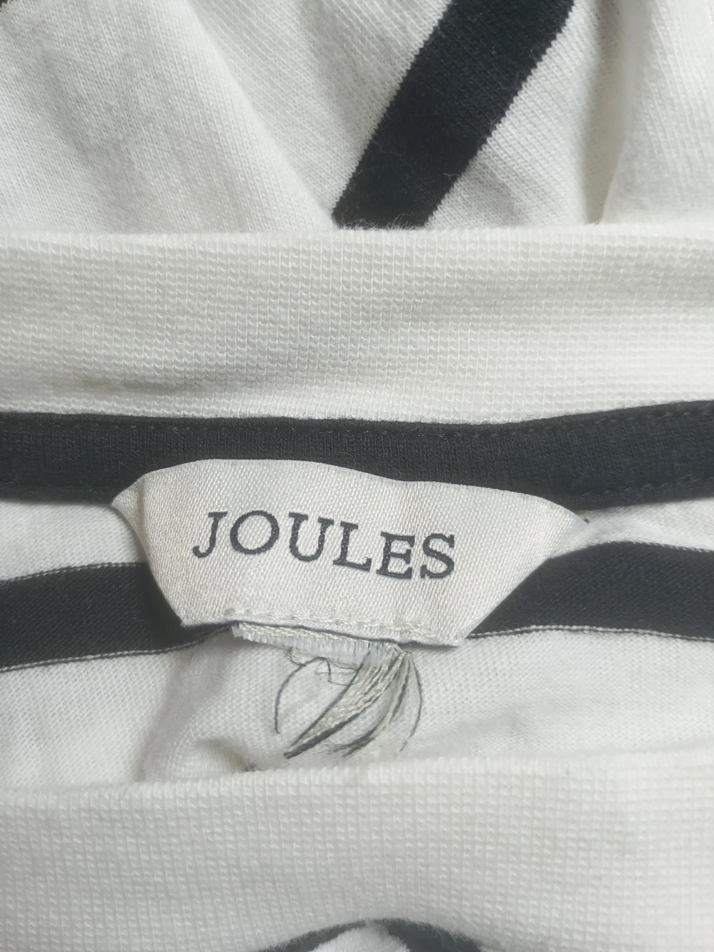 Joules Women's T-Shirt UK 26 White 100% Cotton Basic - Image 5