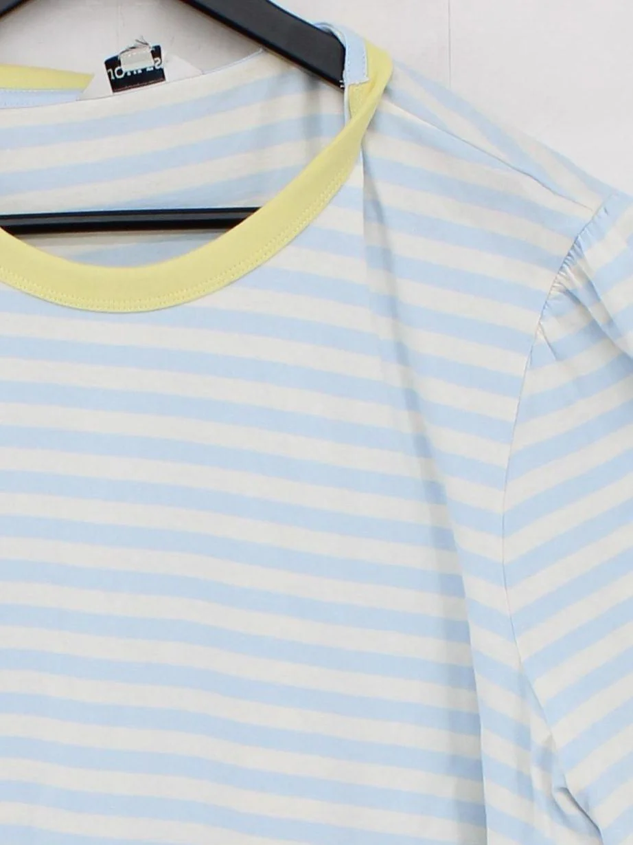 Joules Women's T-Shirt XXXL Blue 100% Cotton Basic - Image 3