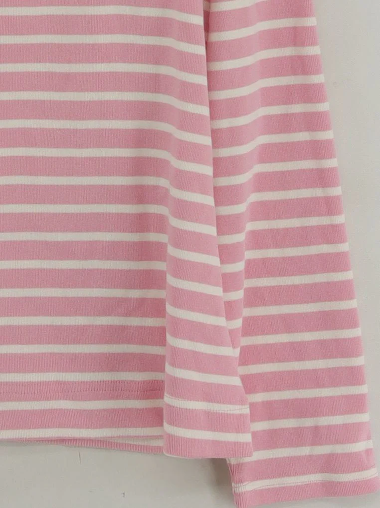 Joules Women's Top L Pink 100% Cotton Basic New with tags - Image 4