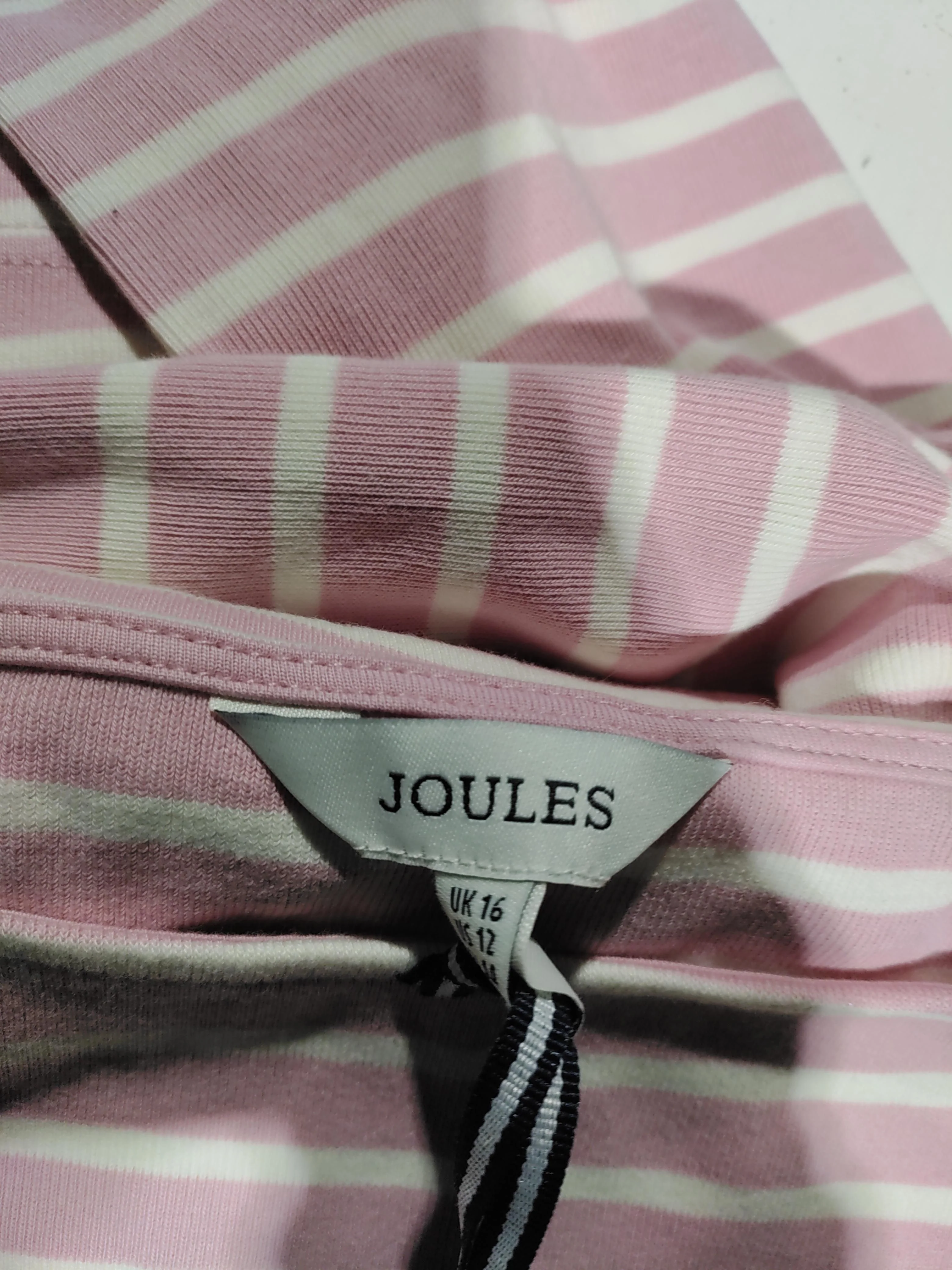 Joules Women's Top L Pink 100% Cotton Basic New with tags - Image 5