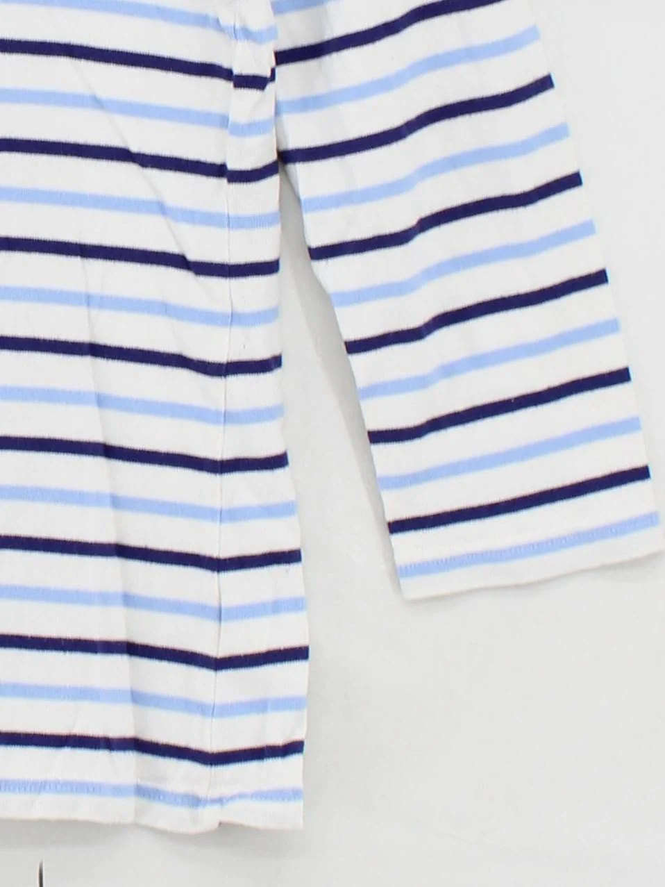 Joules Women's Top M Multi Striped 100% Cotton 3/4 Sleeve Round Neck Basic - Image 4