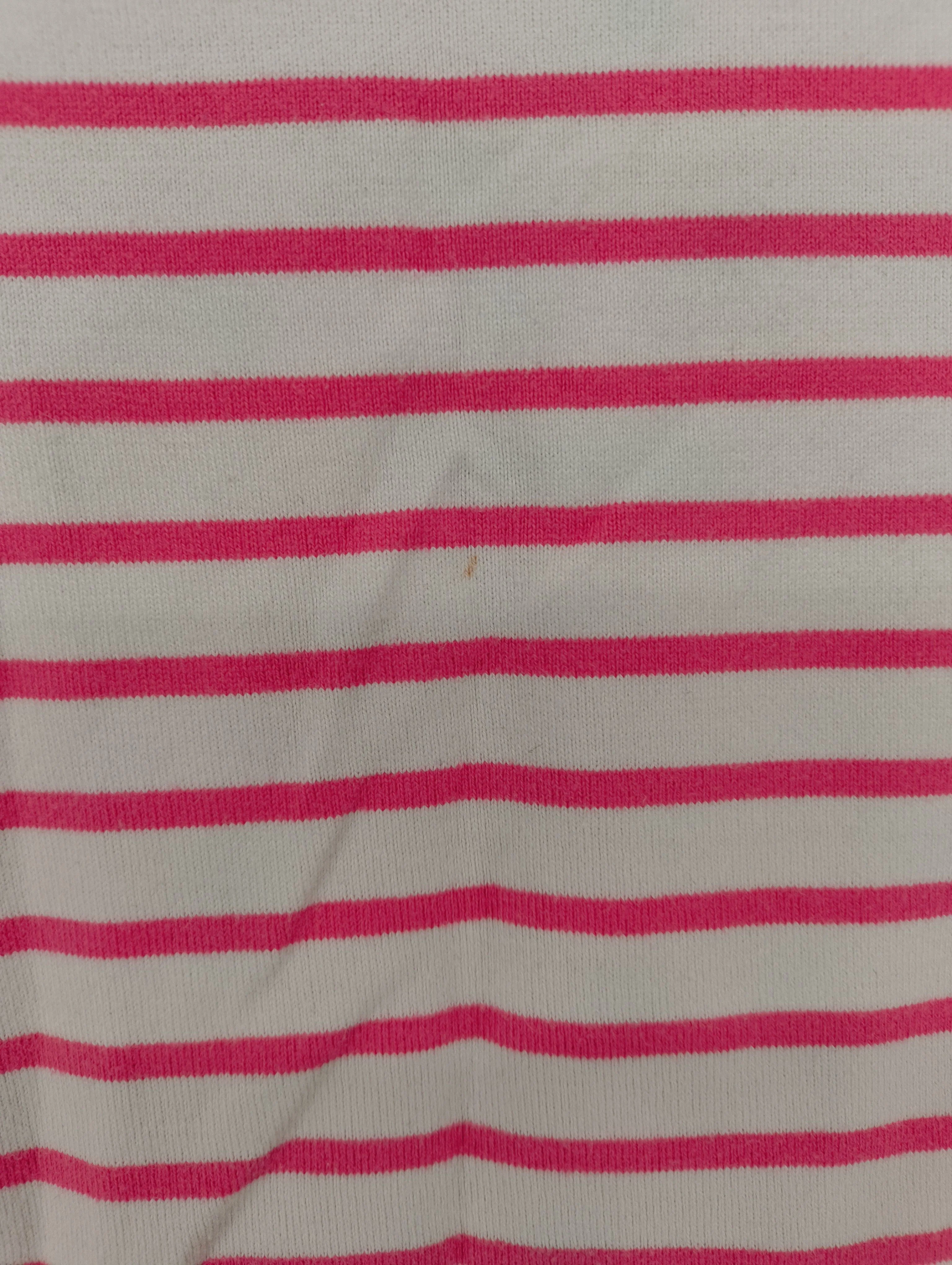 Joules Women's Top M Multi Striped 100% Cotton 3/4 Sleeve Round Neck Basic - Image 6