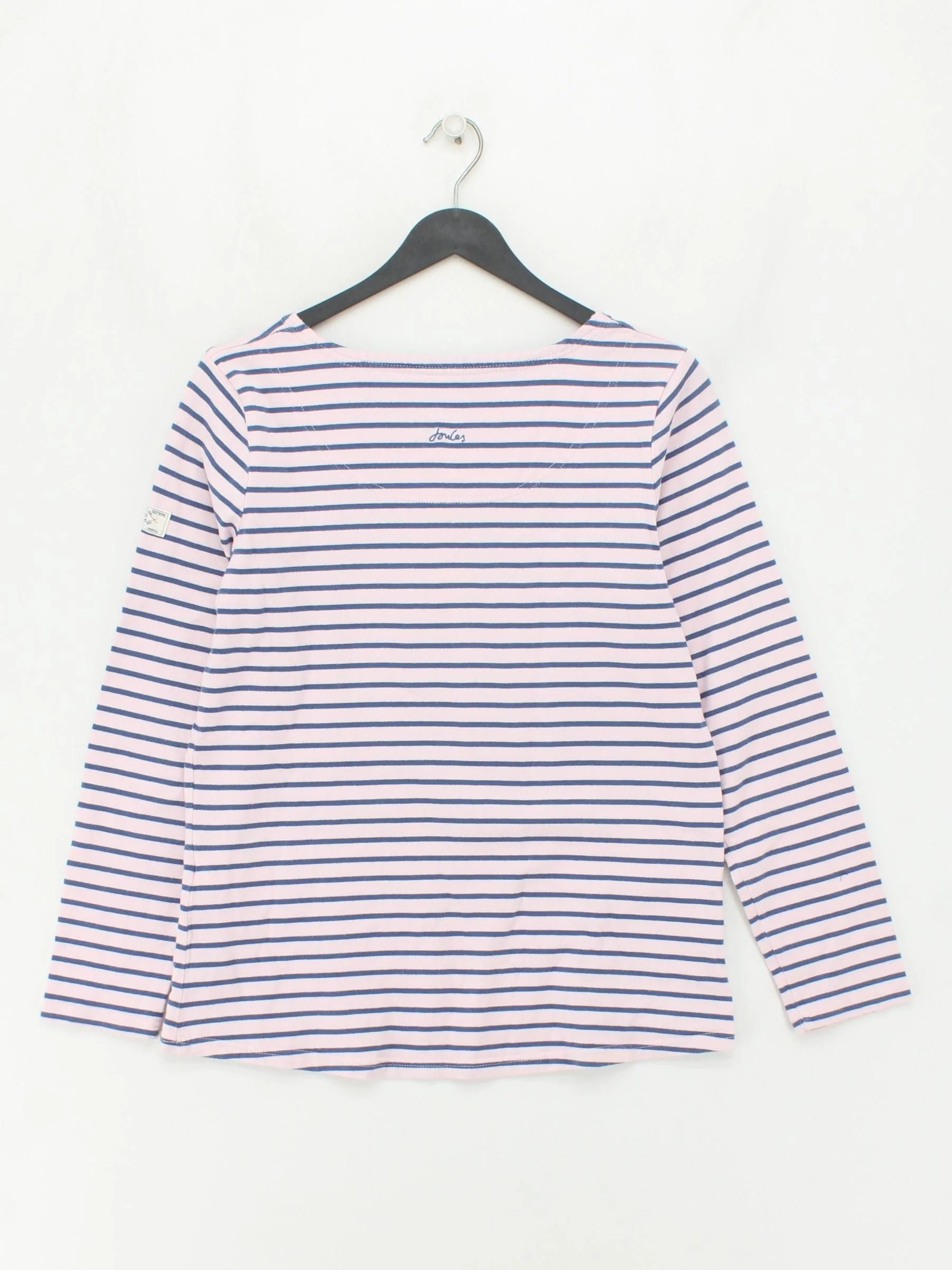 Joules Women's Top M Multi Striped 100% Cotton Long Sleeve Round Neck Basic - Image 2