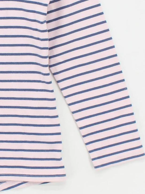Joules Women's Top M Multi Striped 100% Cotton Long Sleeve Round Neck Basic - Image 4