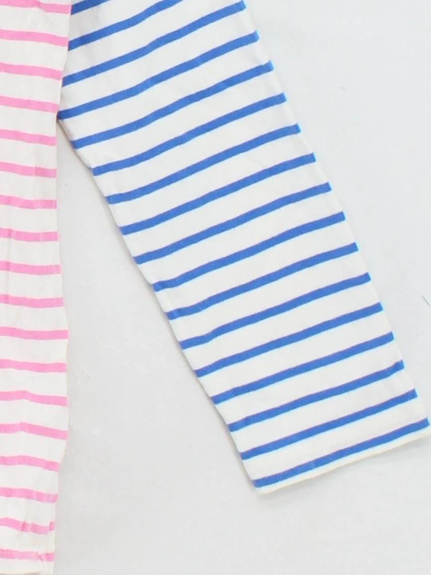 Joules Women's Top M Multi Striped 100% Cotton Long Sleeve Round Neck Basic - Image 4