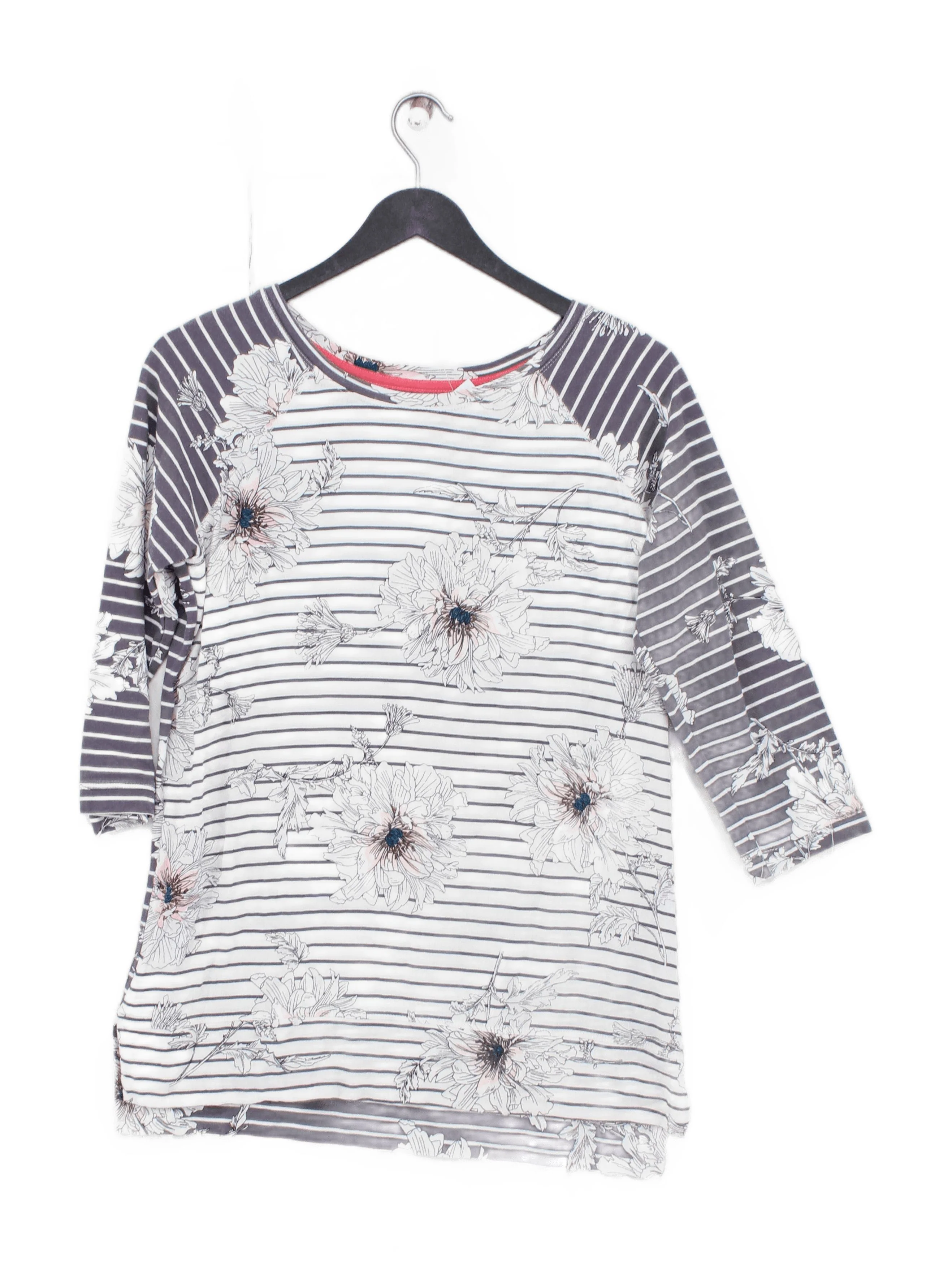 Joules Women's Top UK 10 Multi Cotton with Viscose Basic