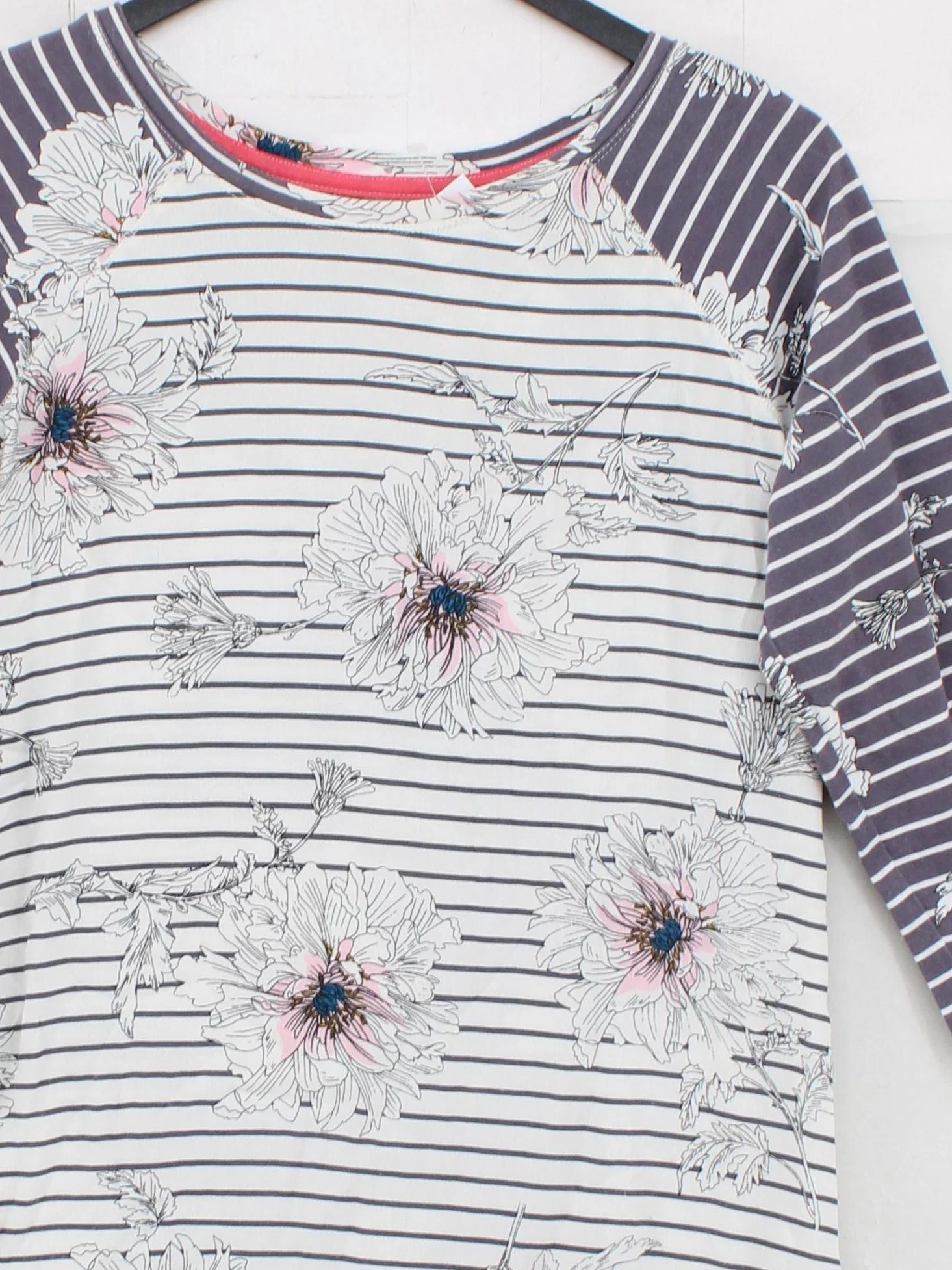 Joules Women's Top UK 10 Multi Cotton with Viscose Basic - Image 3
