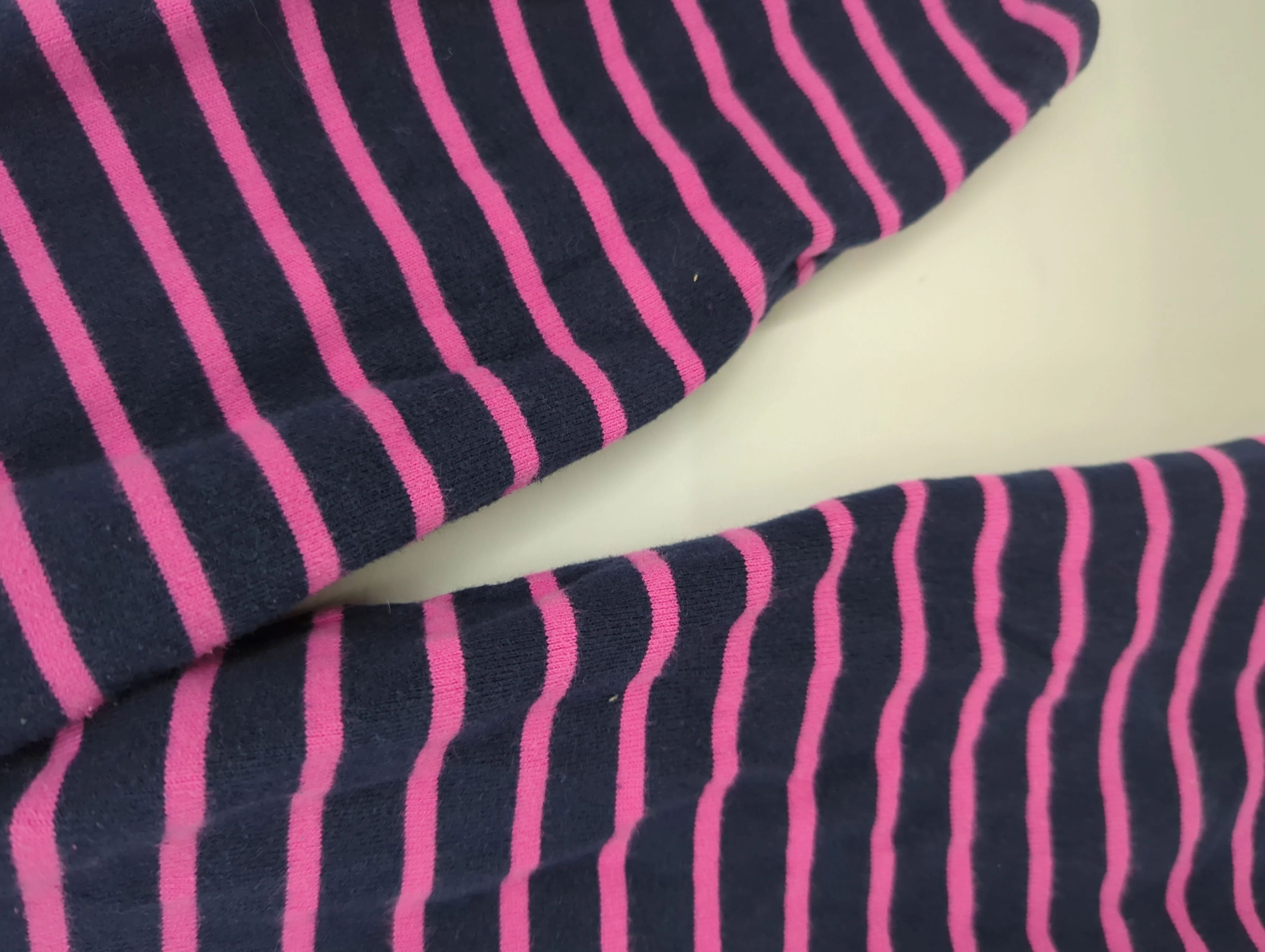Joules Women's Top UK 12 Multi Striped 100% Cotton 3/4 Sleeve Round Neck Basic - Image 5