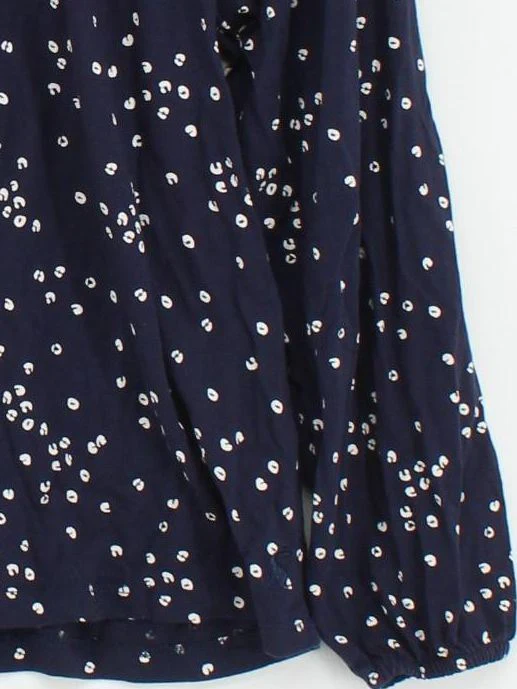 Joules Women's Top UK 14 Blue Cotton with Lyocell Modal Basic - Image 4