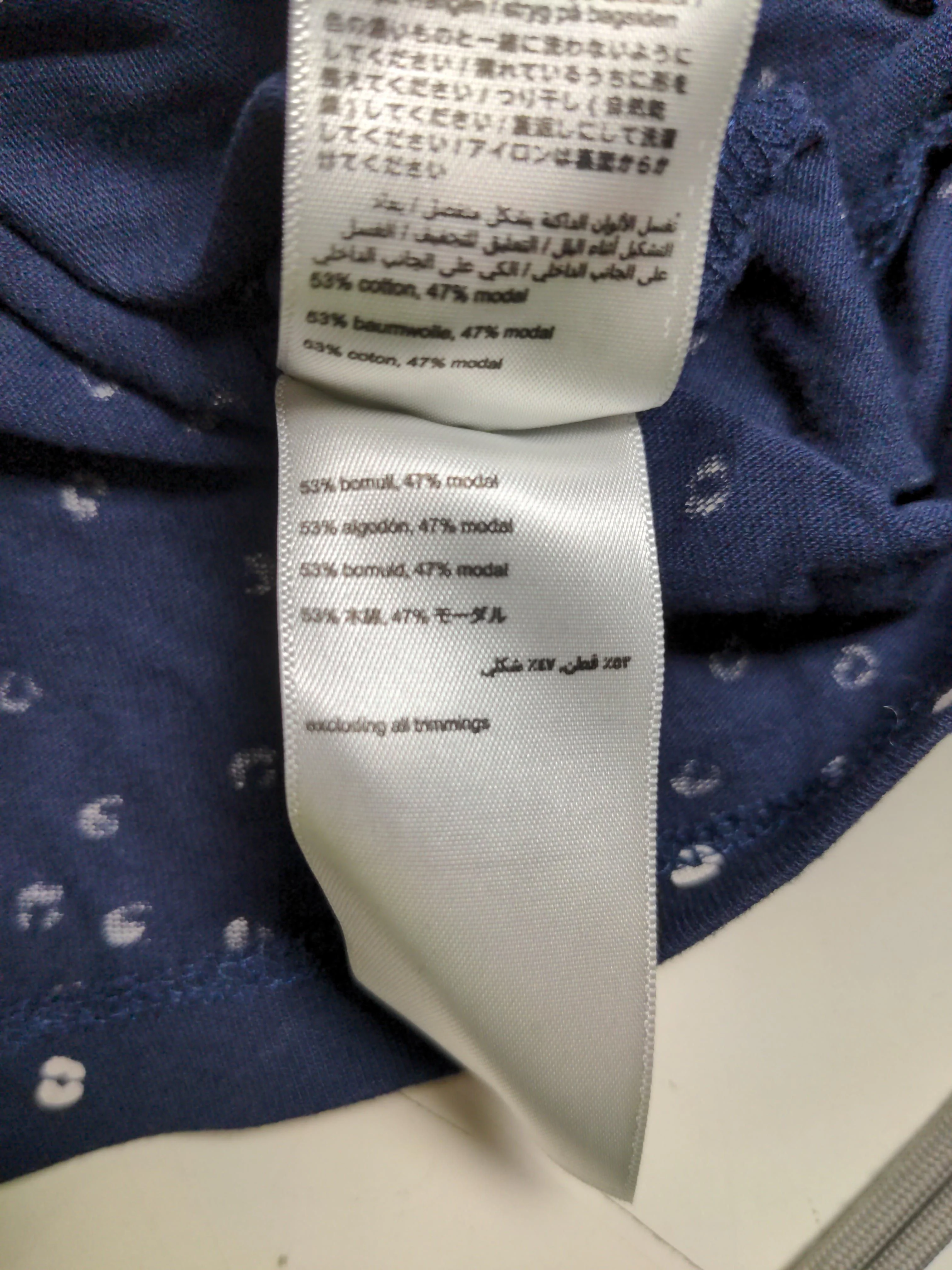 Joules Women's Top UK 14 Blue Cotton with Lyocell Modal Basic - Image 6