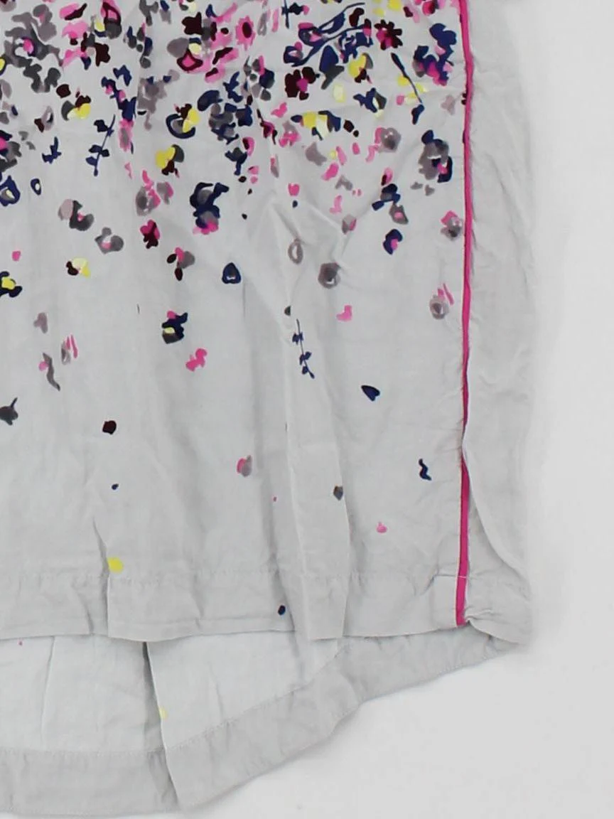 Joules Women's Top UK 14 Multi Floral 100% Viscose Short Sleeve Round Neck Basic - Image 4