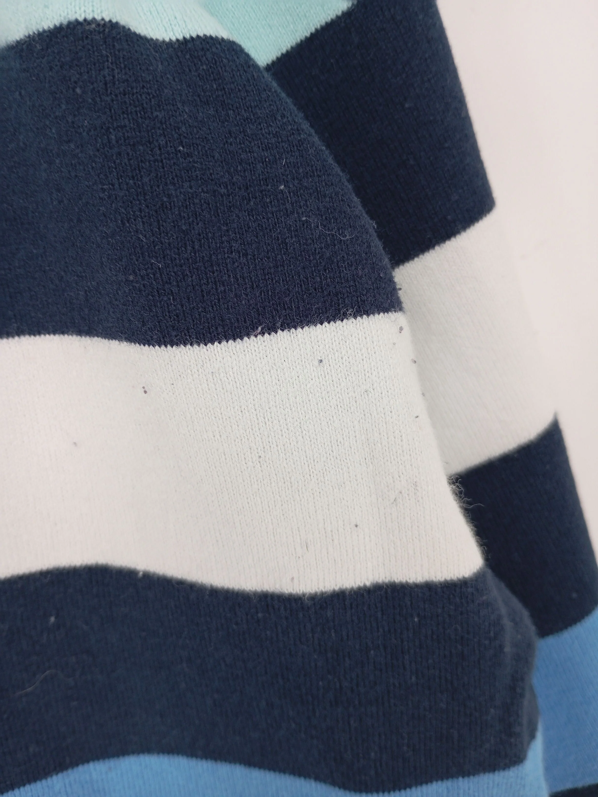 Joules Women's Top UK 18 Multi Striped 100% Cotton Long Sleeve Round Neck Basic - Image 5