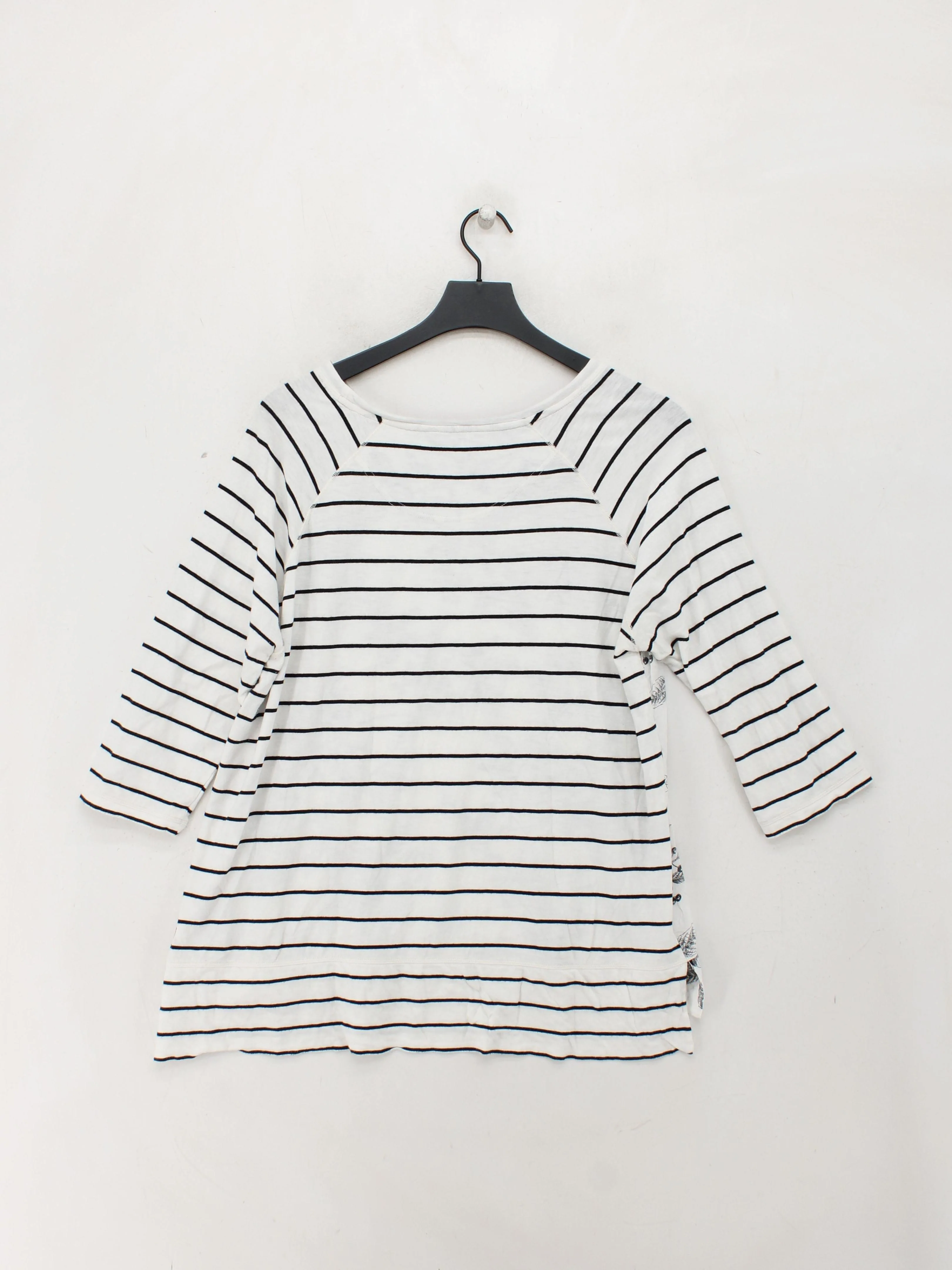 Joules Women's Top UK 18 White Cotton with Viscose Basic - Image 2