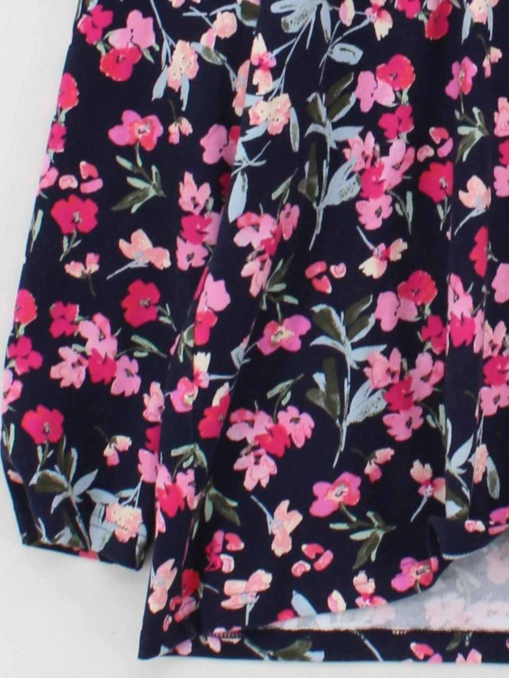 Joules Women's Top UK 20 Multi Floral 100% Cotton Long Sleeve Round Neck Basic - Image 4