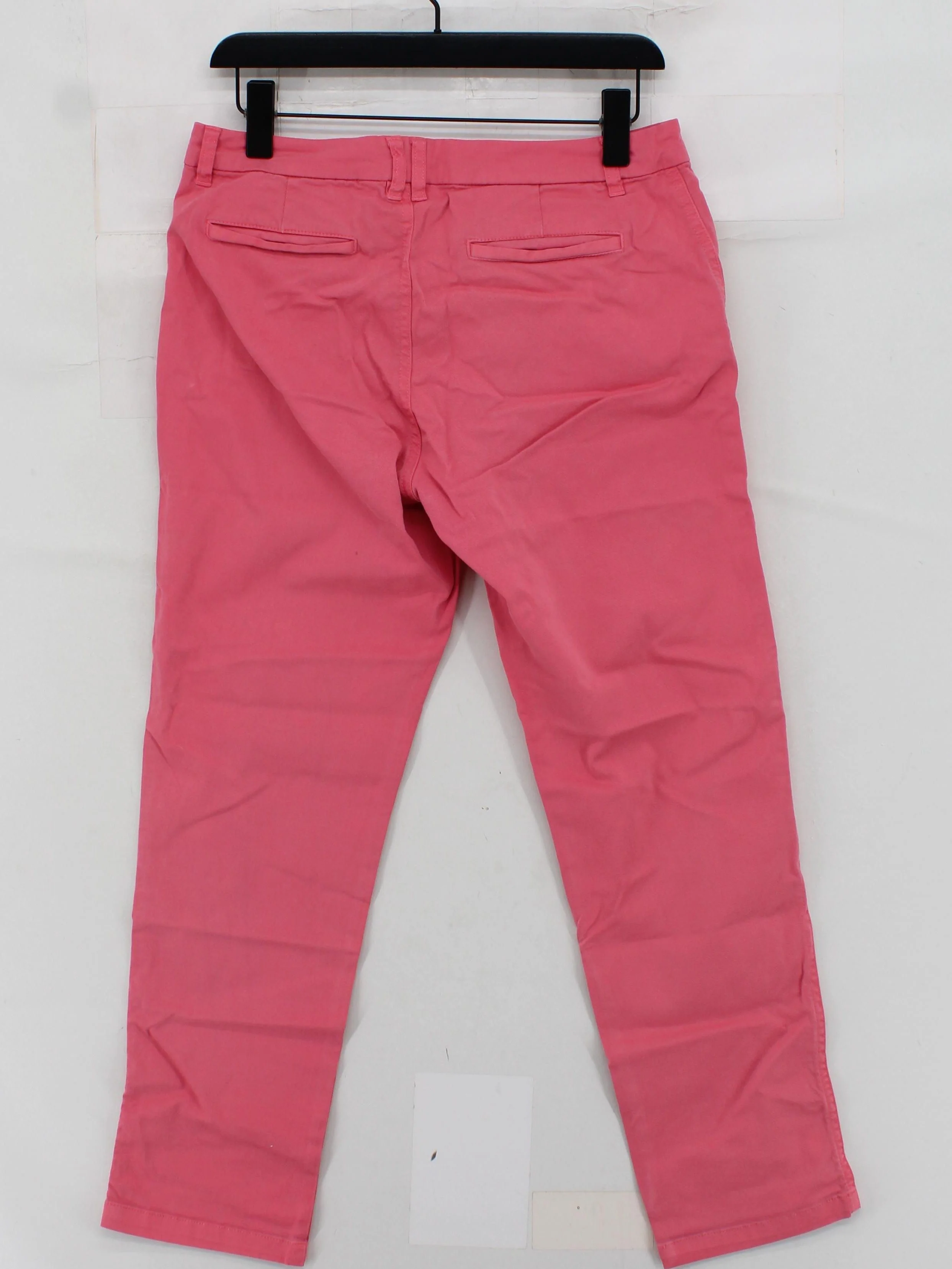 Joules Women's Trousers M Pink Cotton with Elastane Straight Chino - Image 2
