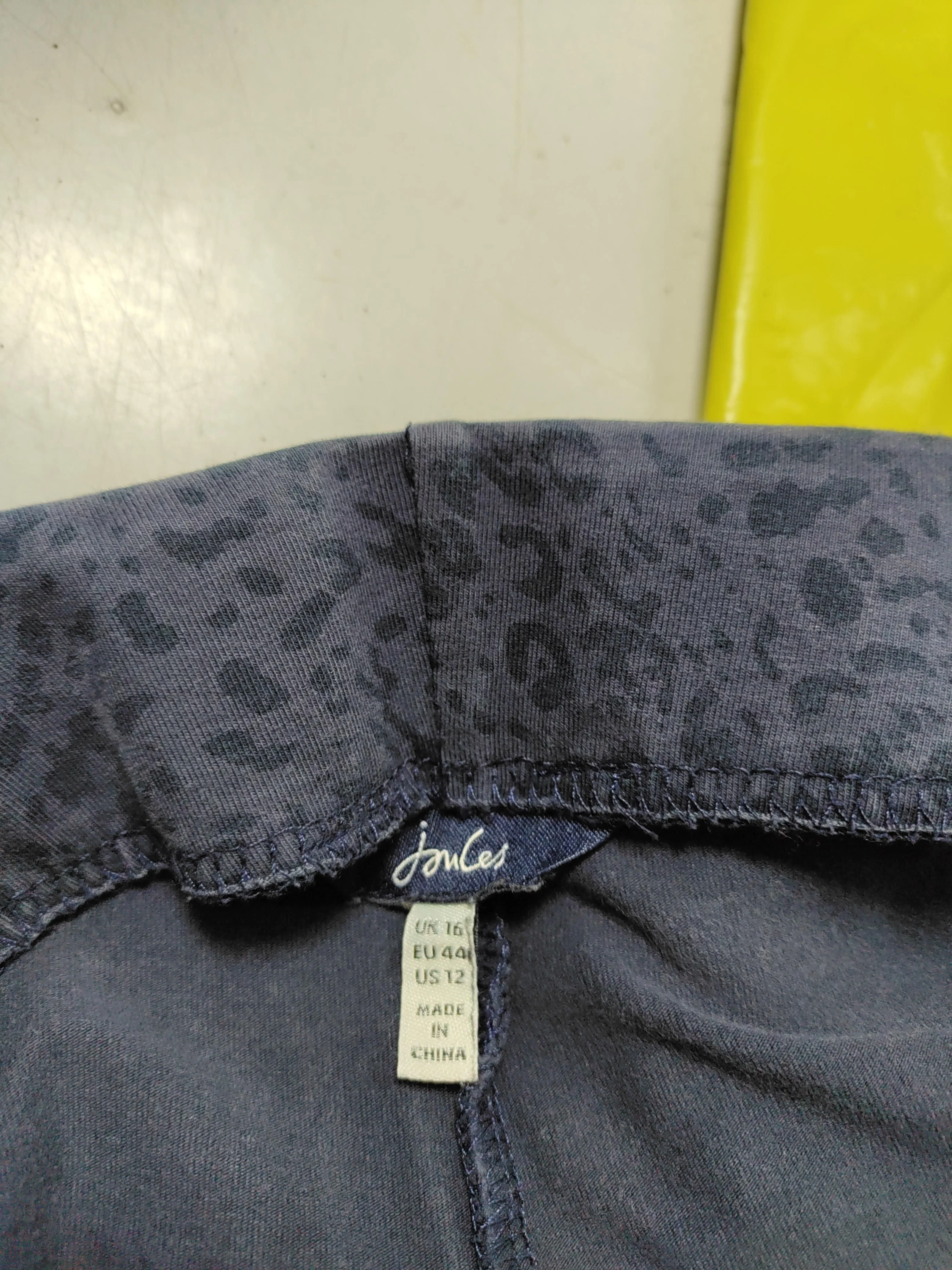 Joules Women's Trousers UK 16 Blue Cotton with Elastane Capri - Image 5