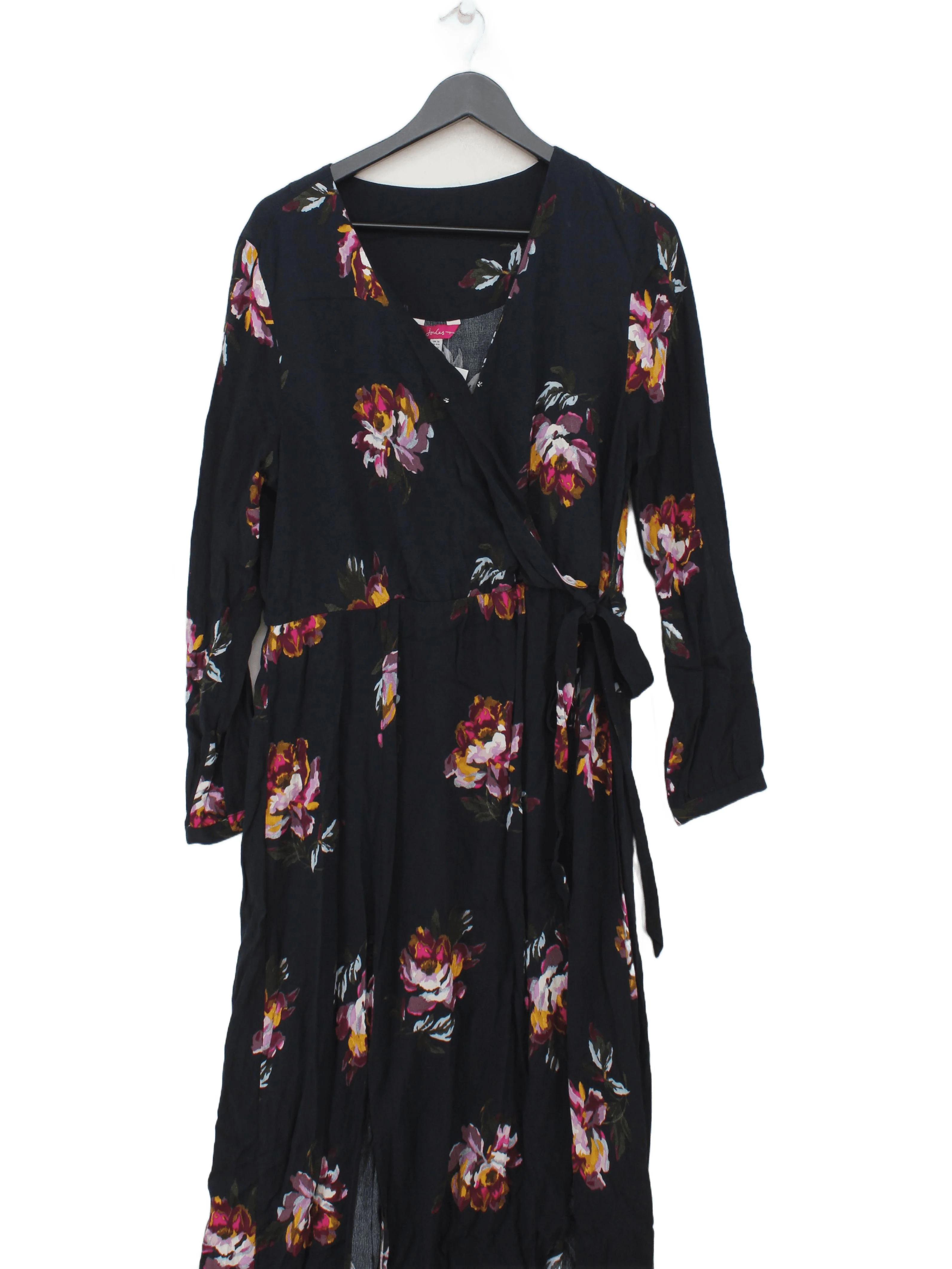 Joules Wrap Maxi Dress UK16 in Blue