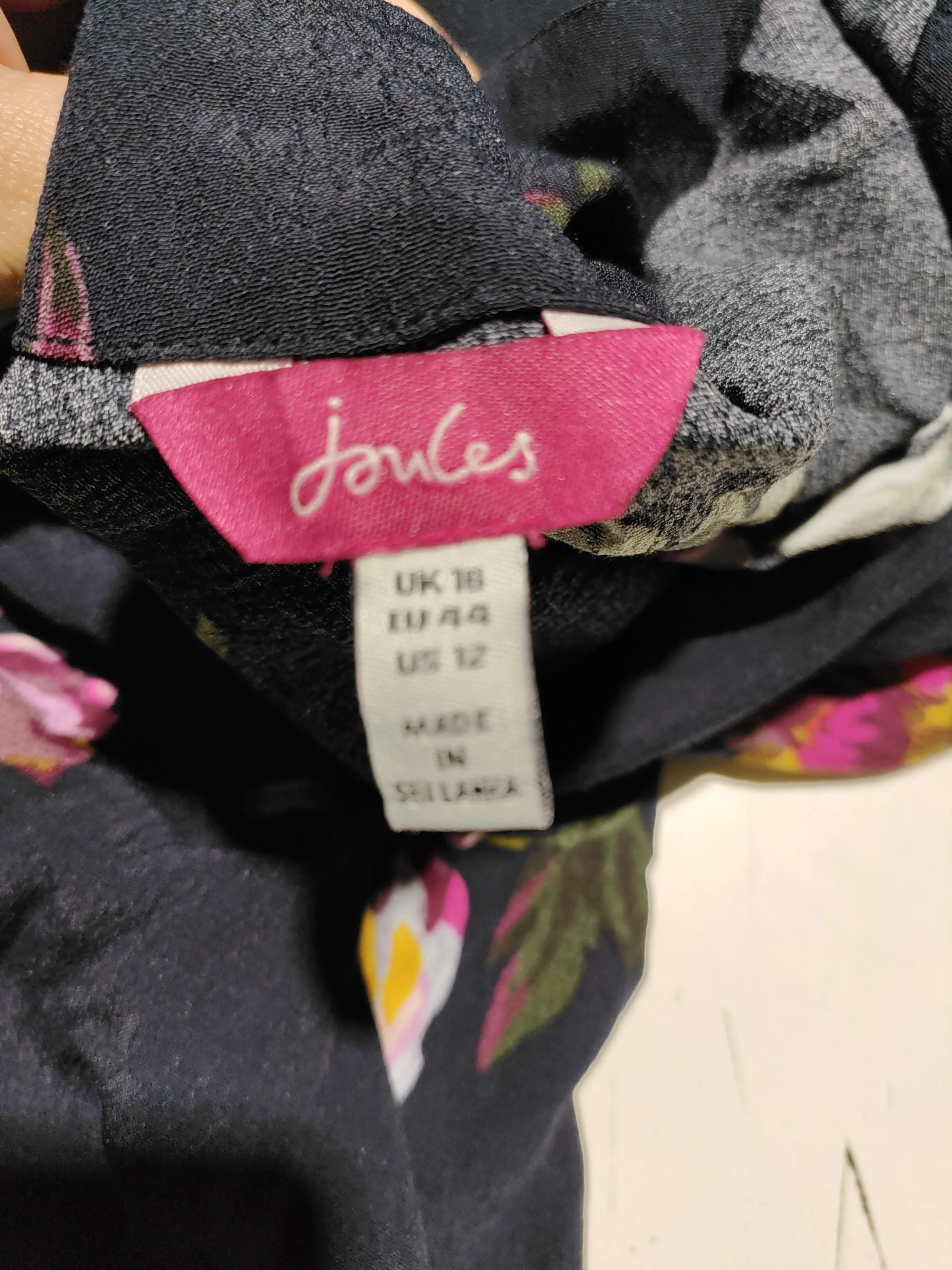 Joules Wrap Maxi Dress UK16 in Blue - Image 5