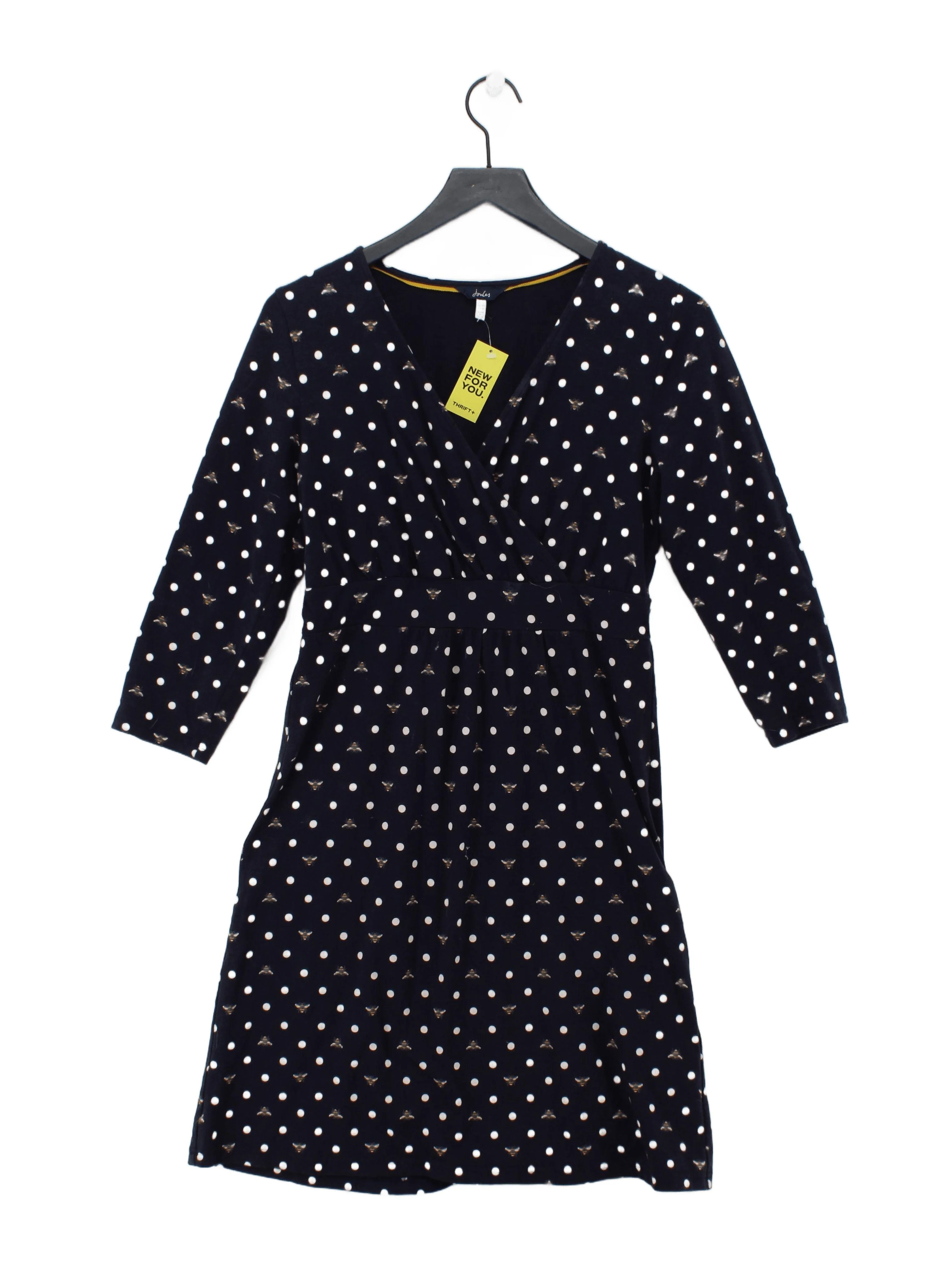 Joules Wrap Midi Dress UK12 in Blue