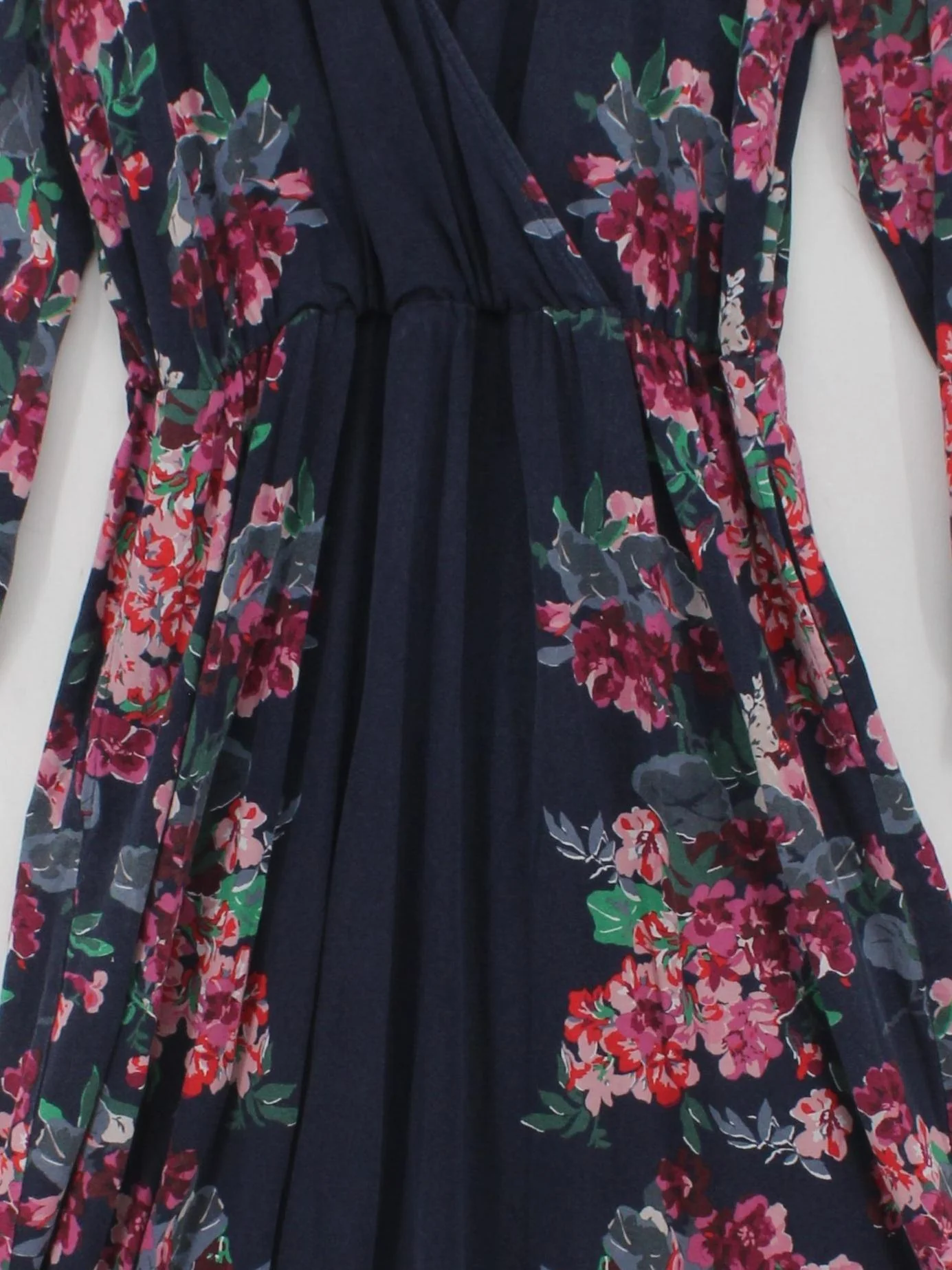 Joules Wrap Midi Dress UK12 in Blue - Image 3