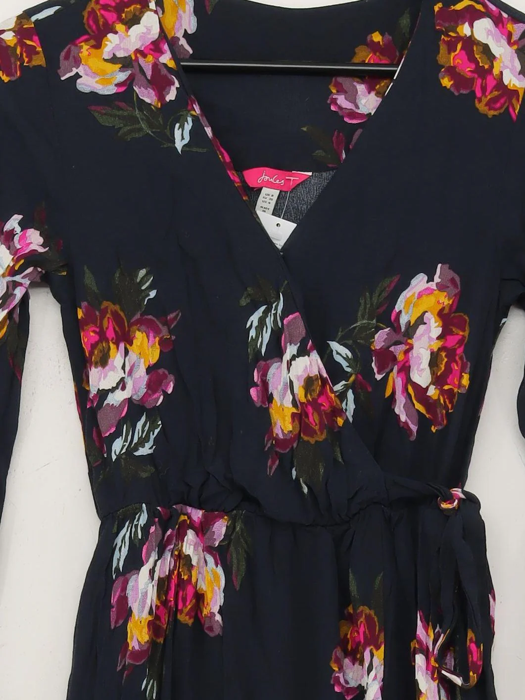 Joules Wrap Midi Dress UK8 in Blue - Image 3