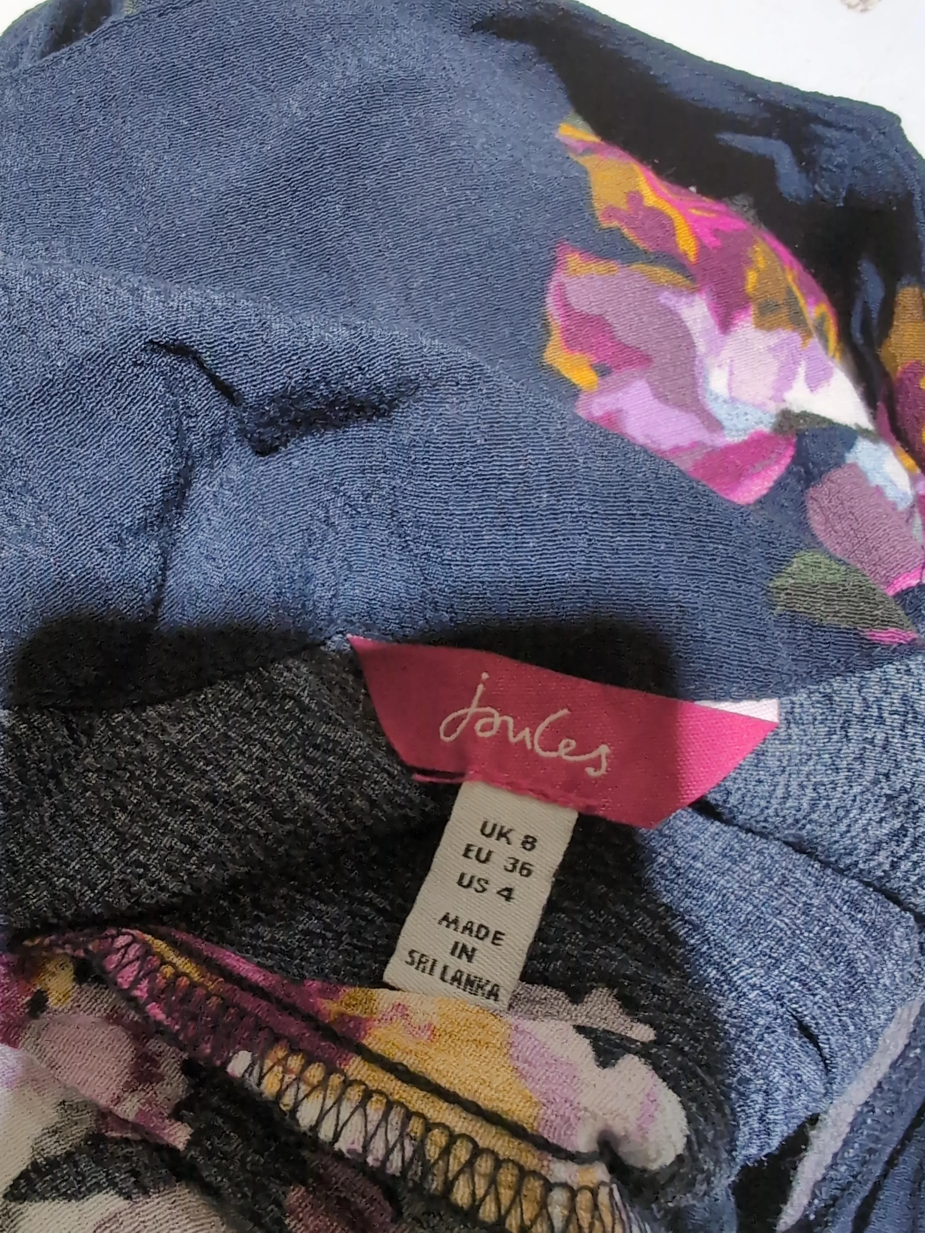 Joules Wrap Midi Dress UK8 in Blue - Image 5