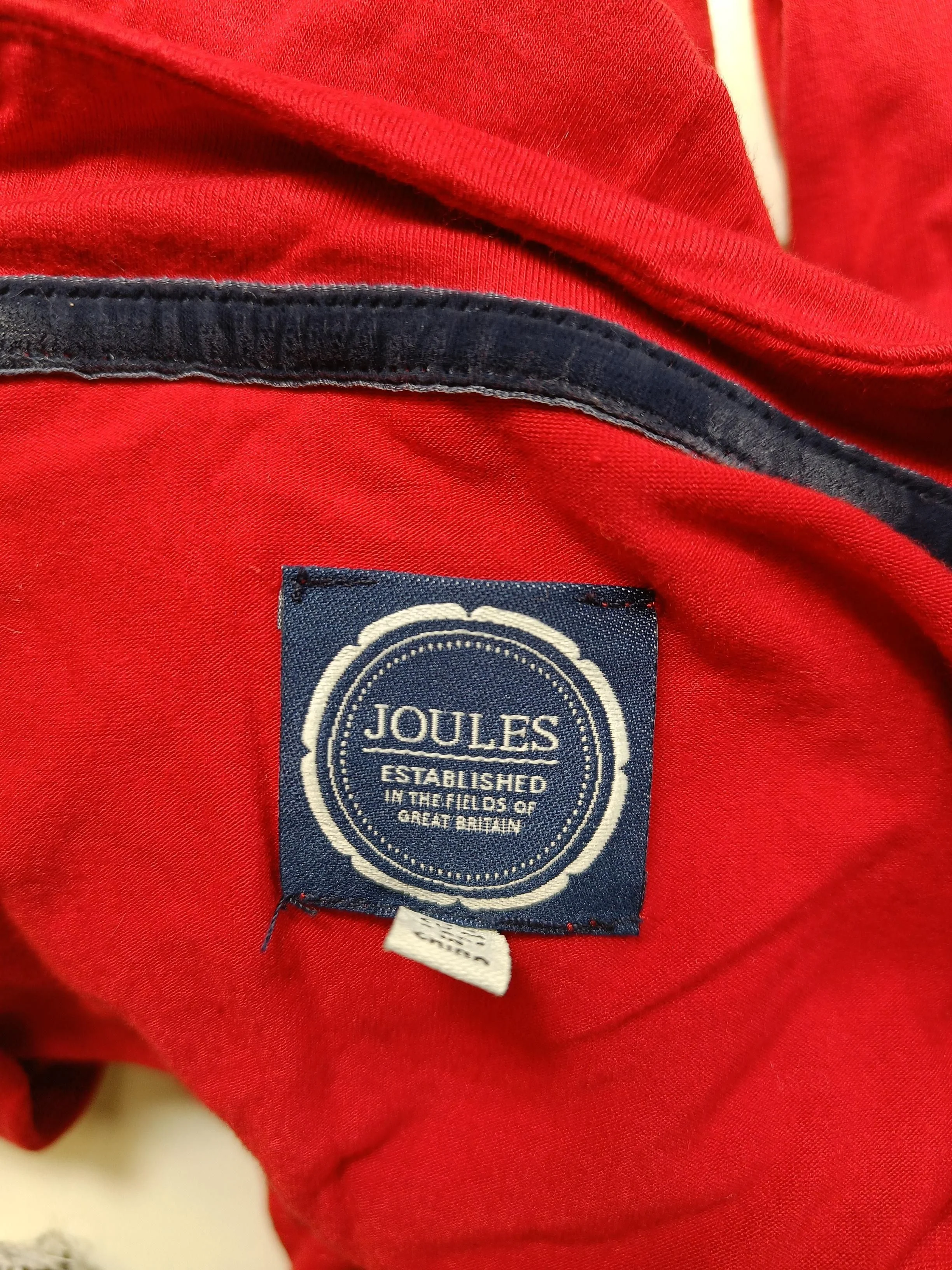 Joules Wrap Mini Dress UK12 in Red - Image 5