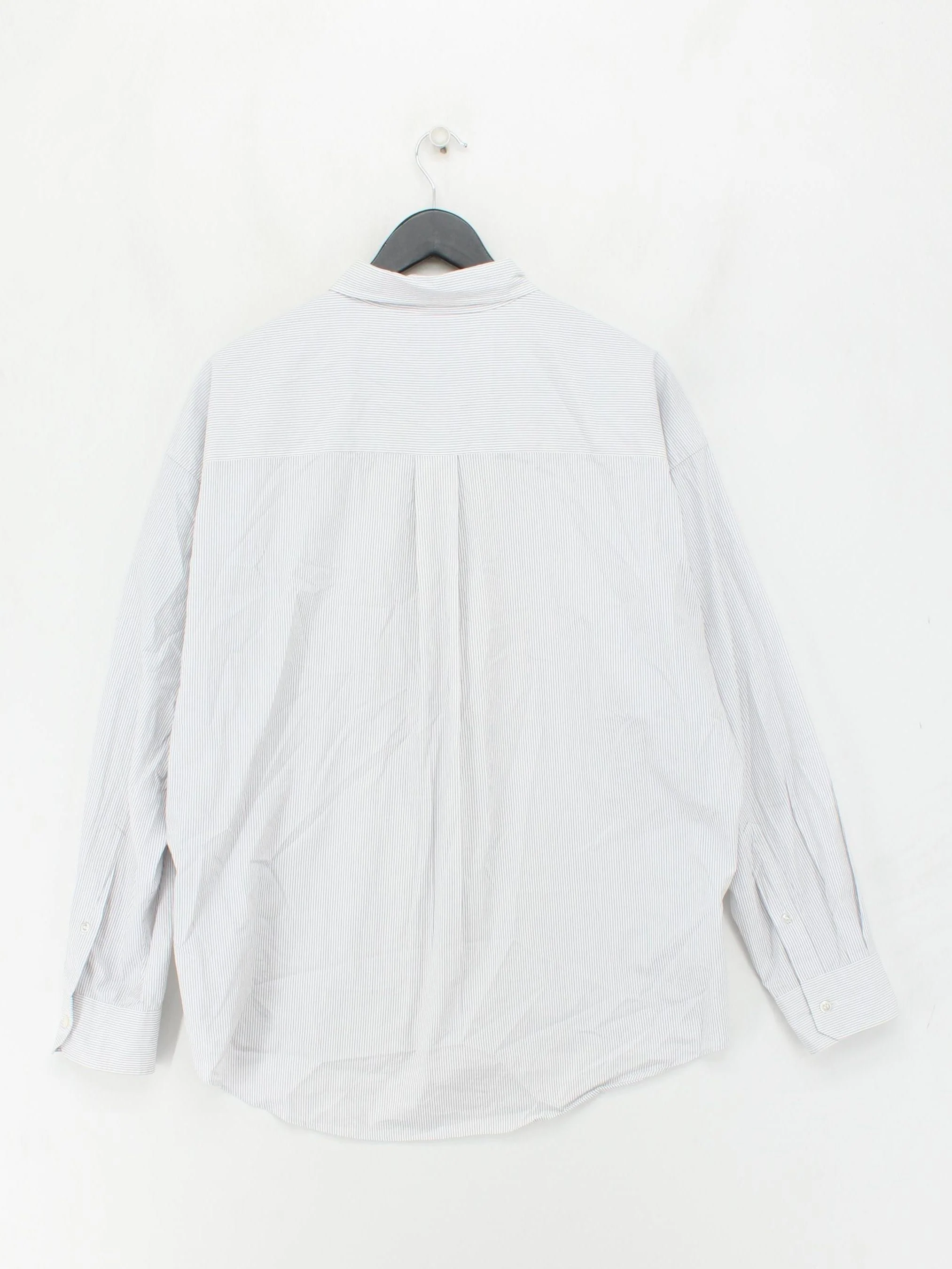 Journal Standard Men's Shirt M White Striped 100% Cotton Basic - Image 2