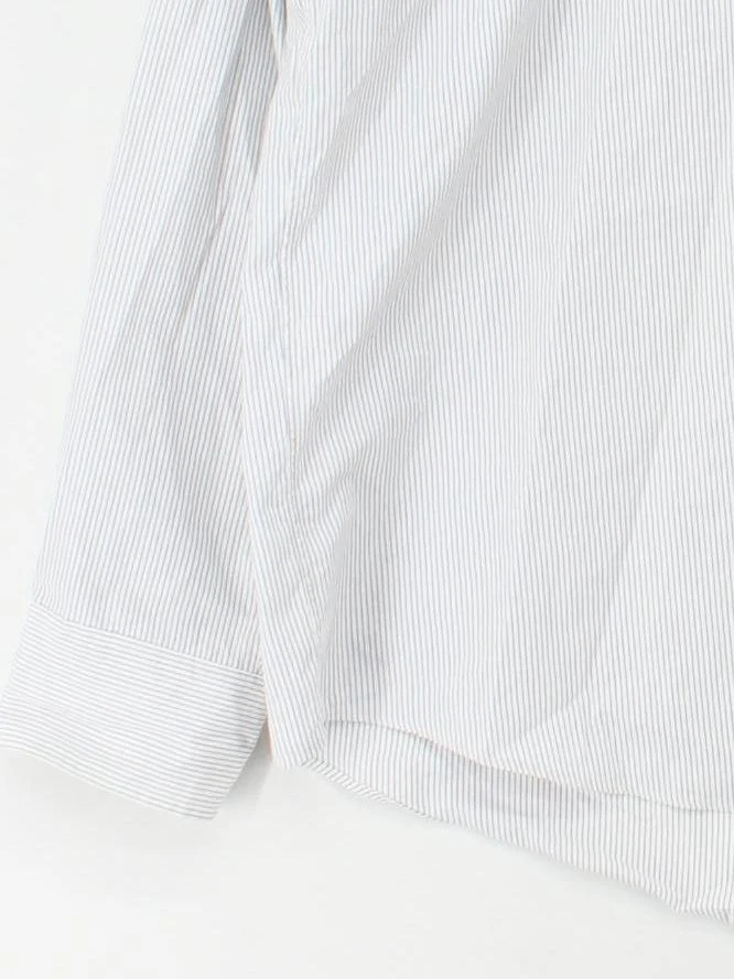 Journal Standard Men's Shirt M White Striped 100% Cotton Basic - Image 4