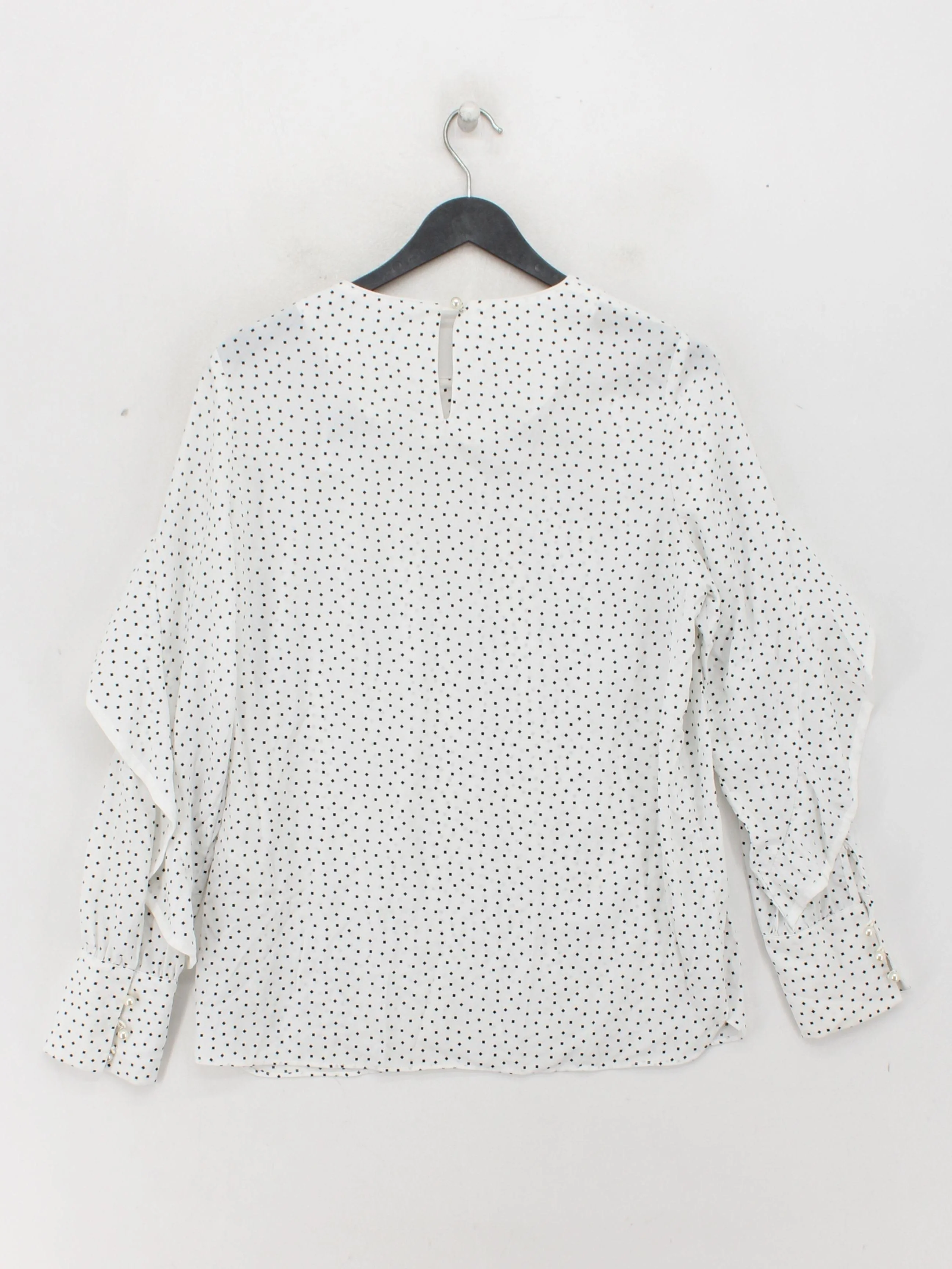 Jovonna London Women's Blouse UK 12 White 100% Polyester Basic - Image 2
