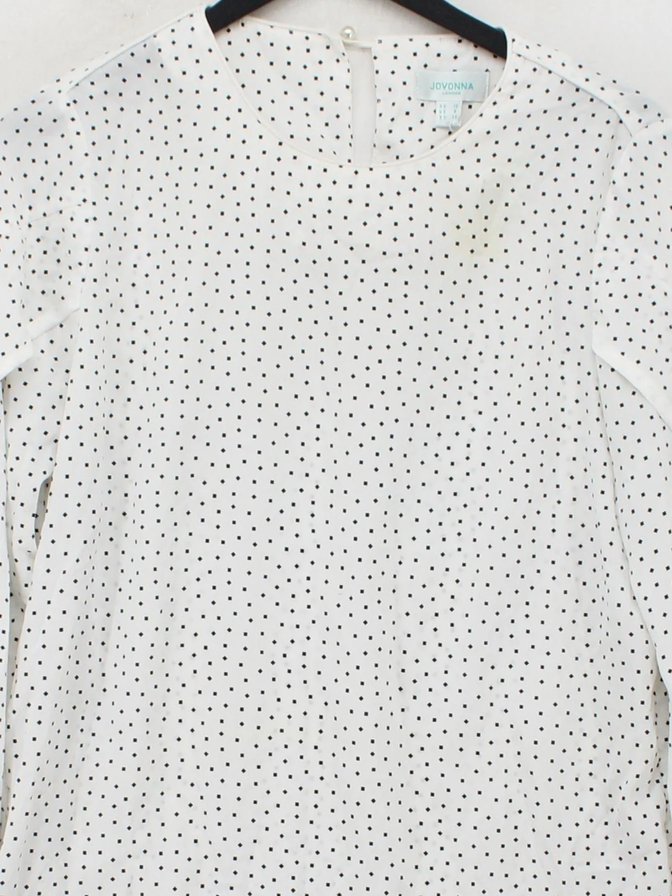 Jovonna London Women's Blouse UK 12 White 100% Polyester Basic - Image 3