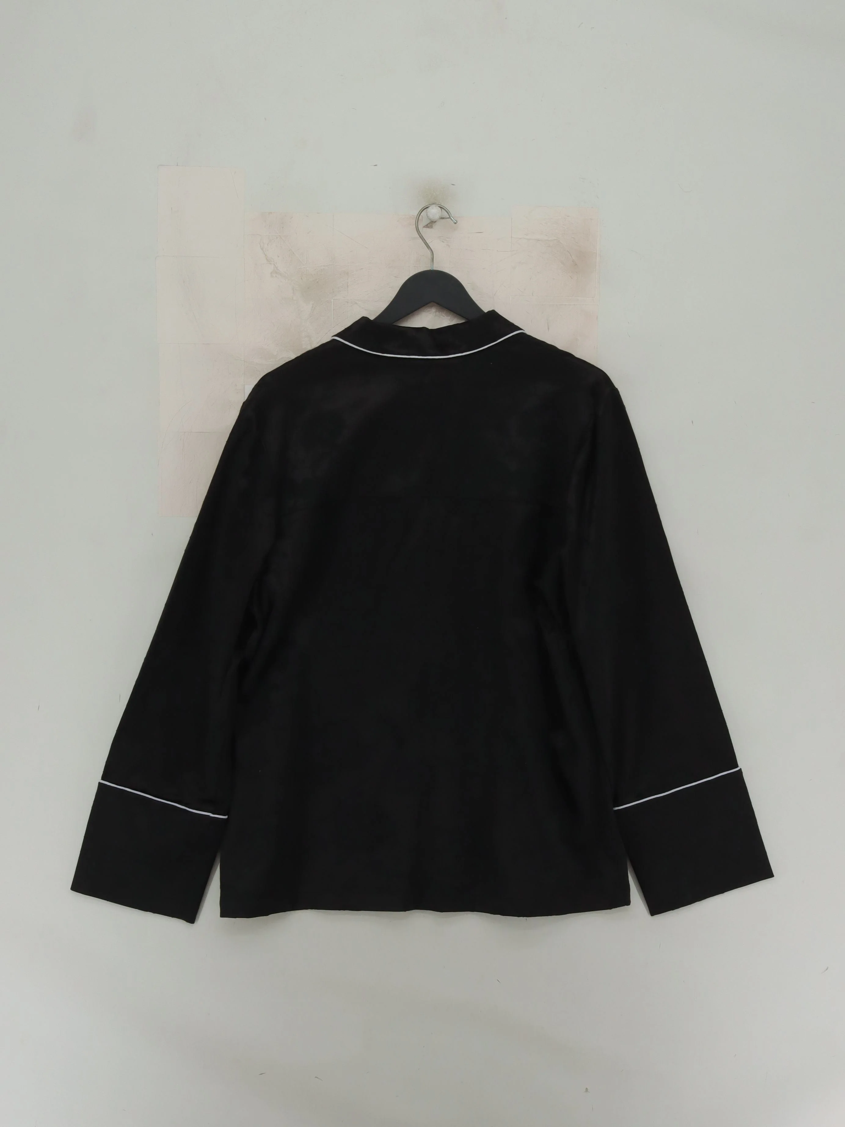 Jovonna London Women's Shirt UK 14 Black Polyester with Cotton, Elastane Basic - Image 2
