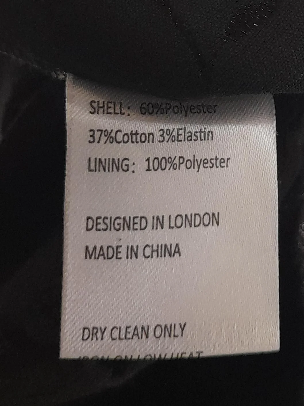 Jovonna London Women's Shirt UK 14 Black Polyester with Cotton, Elastane Basic - Image 6