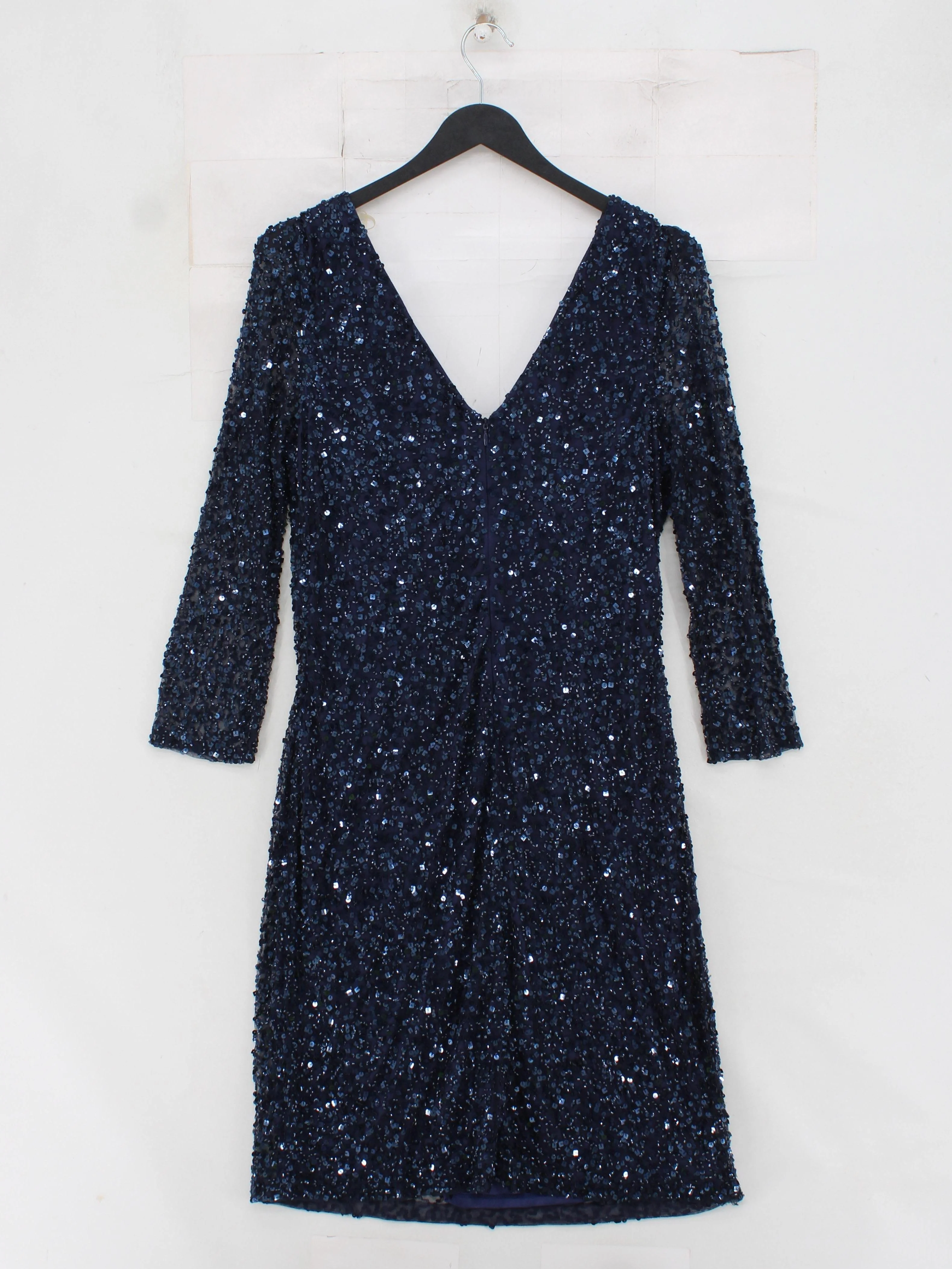Js Collections Bodycon Mini Dress UK14 in Blue - Image 2