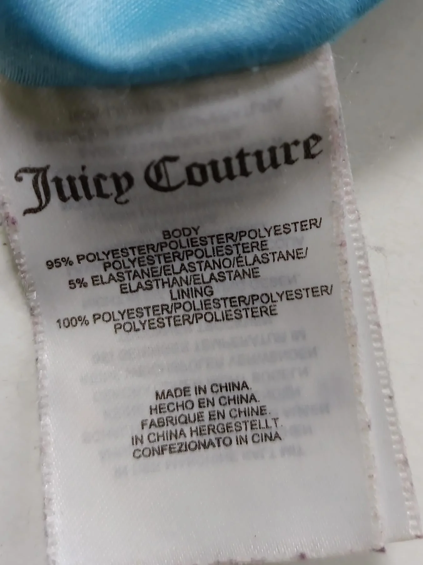 Juicy Couture Women's Bag Blue Polyester with Elastane Shoulder Bag - Image 7
