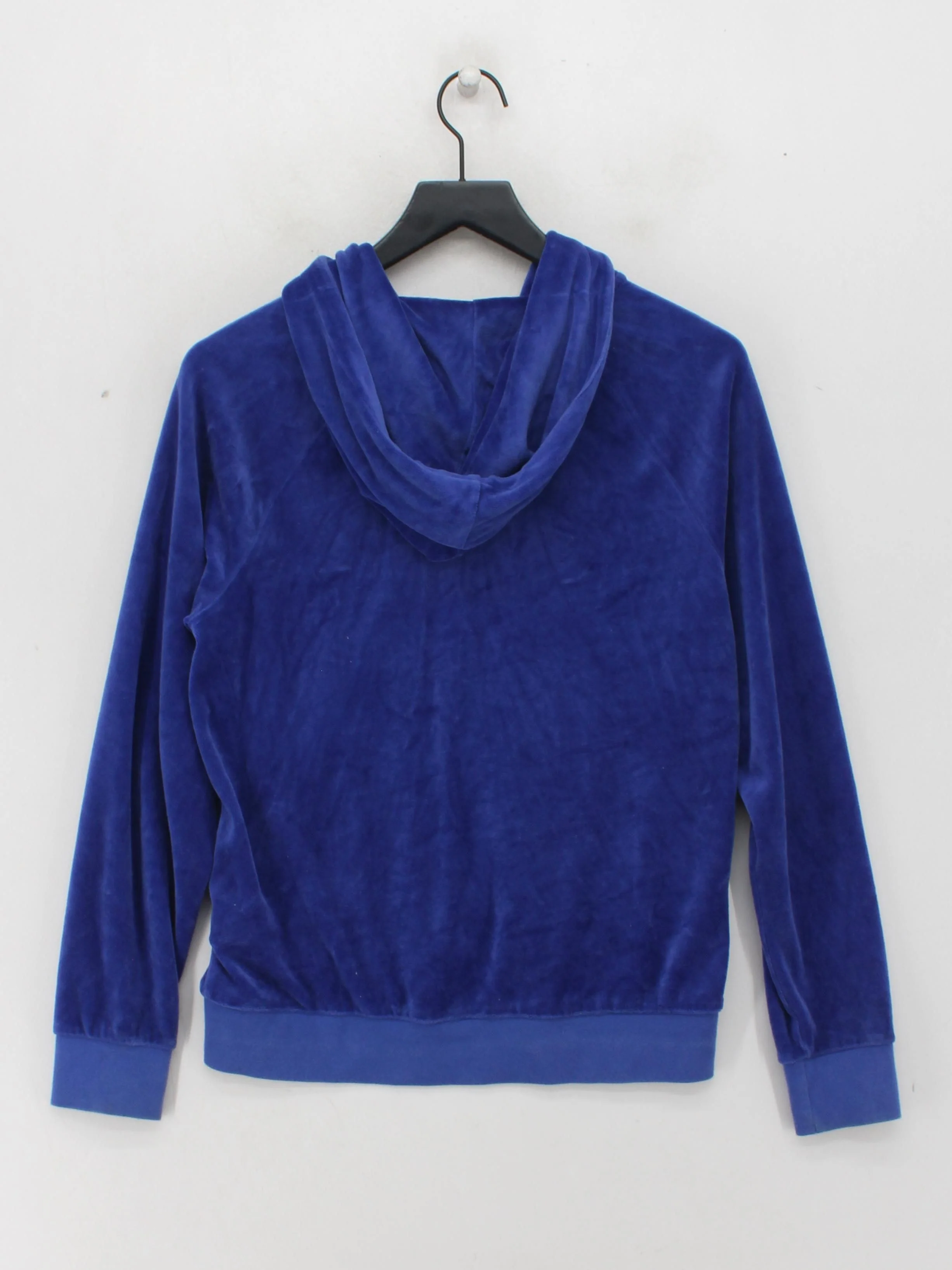 Juicy Couture Women's Hoodie M Blue Cotton with Polyester Pullover - Image 2