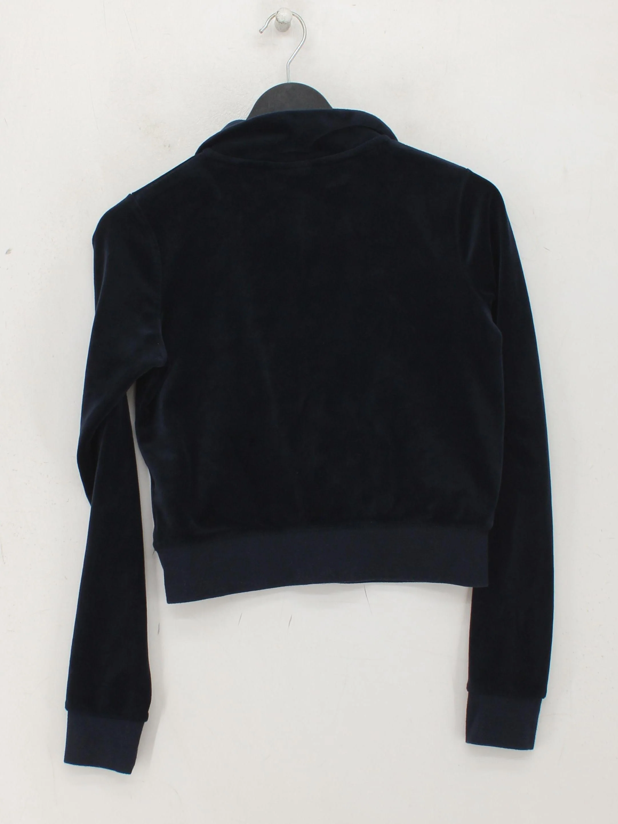 Juicy Couture Women's Hoodie S Blue Polyester with Elastane Full Zip - Image 2